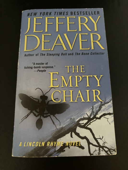 The Empty Chair (Book 3 of the Lincoln Rhyme series) by Jeffery Deaver rescued (mass market)