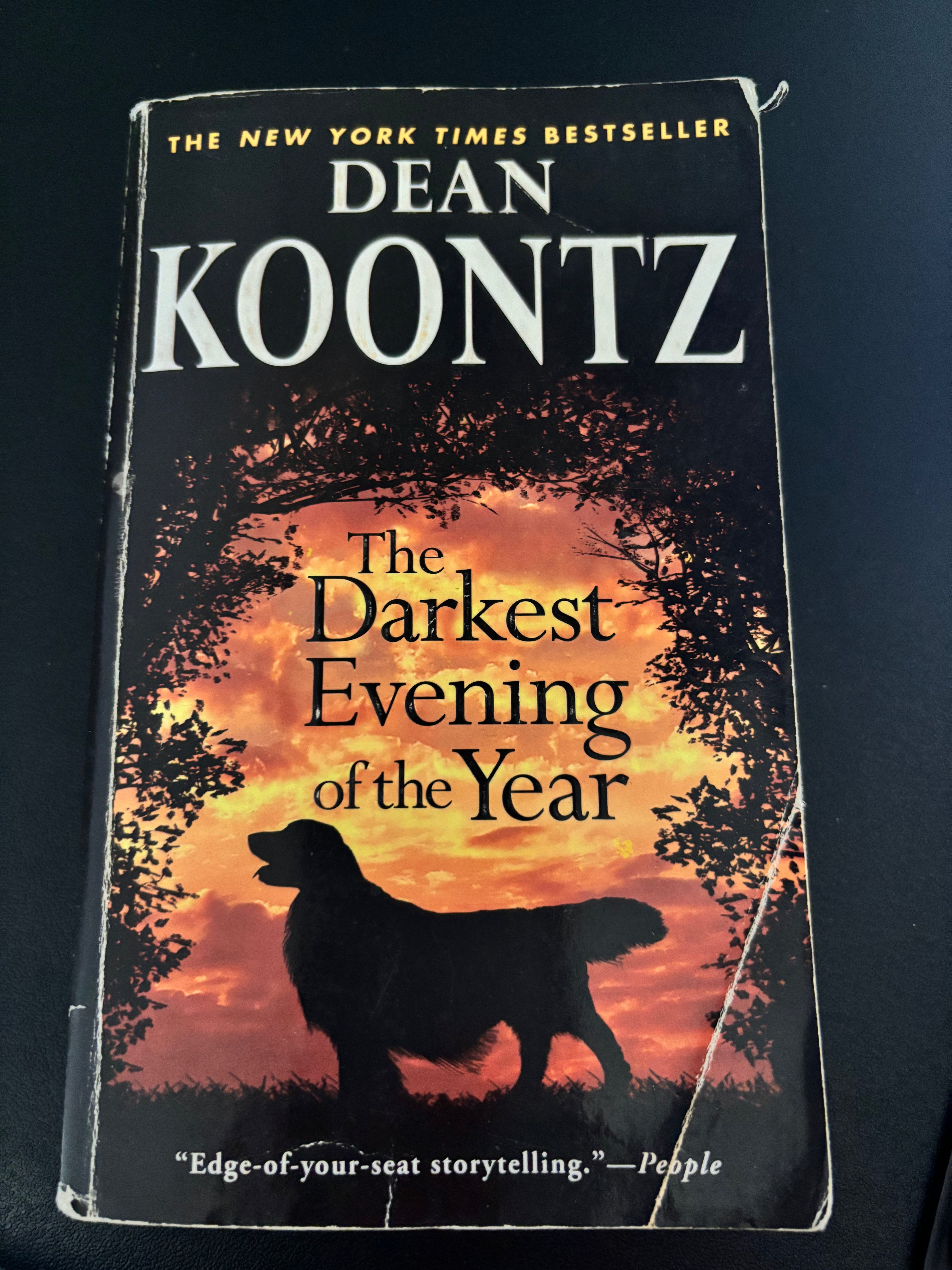 The Darkest Evening of the Year by Dean Koontz mass market (rescued)