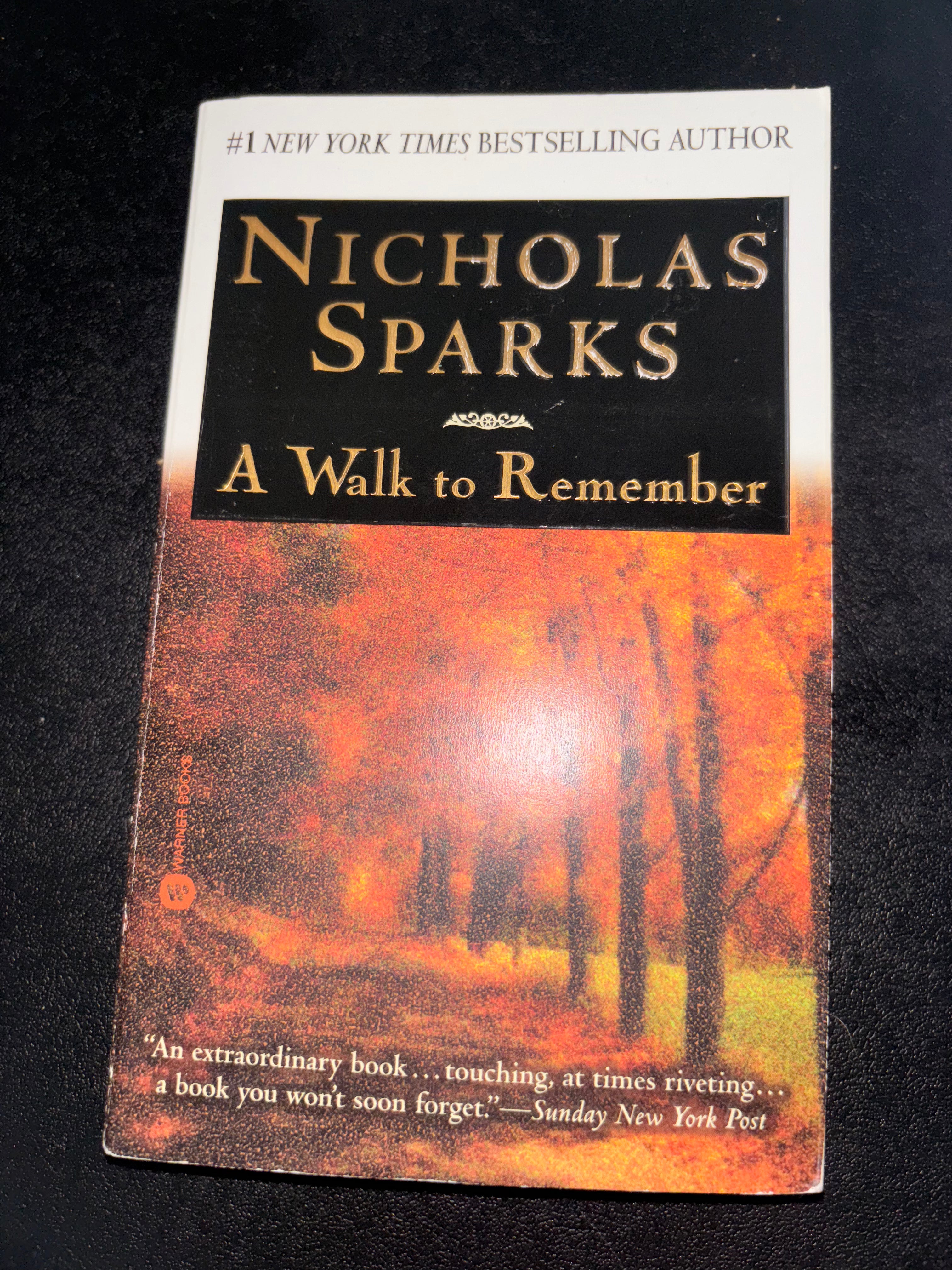 A Walk to Remember by Nicholas Sparks mass market (rescued) (2-cover options, 1 movie tie in)