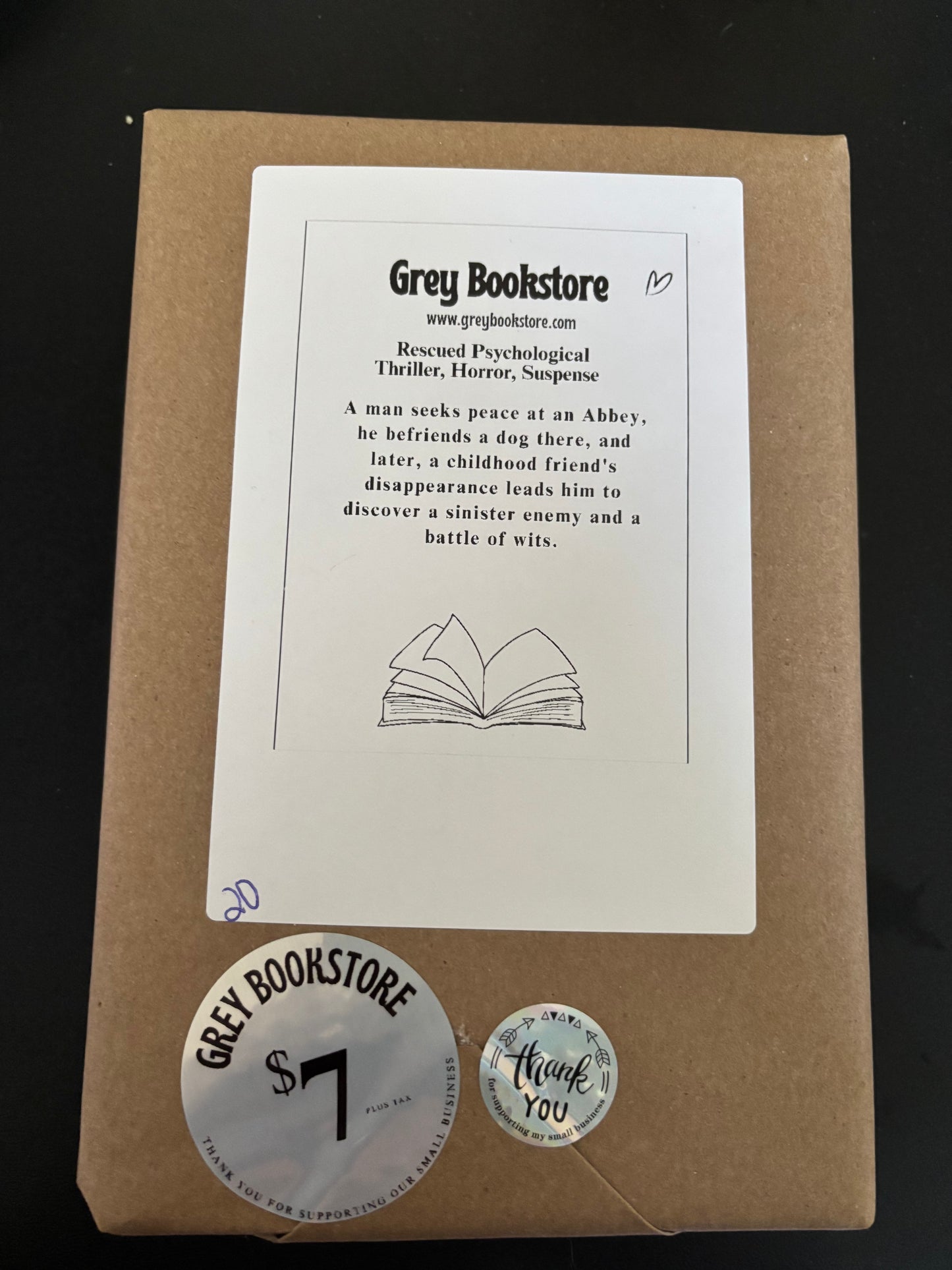 Blind Date With a Book #20 Rescued Psychological Thriller, Horror, Suspense