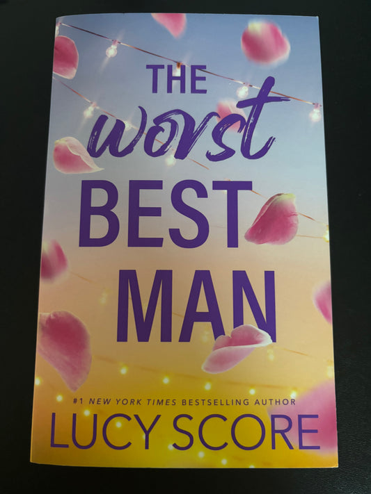 The Worst Best Man by Lucy Score paperback (like new)