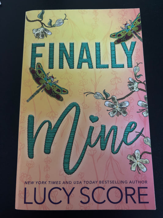 Finally Mine (Book 2 of the Benevolence series) by Lucy Score paperback (like new