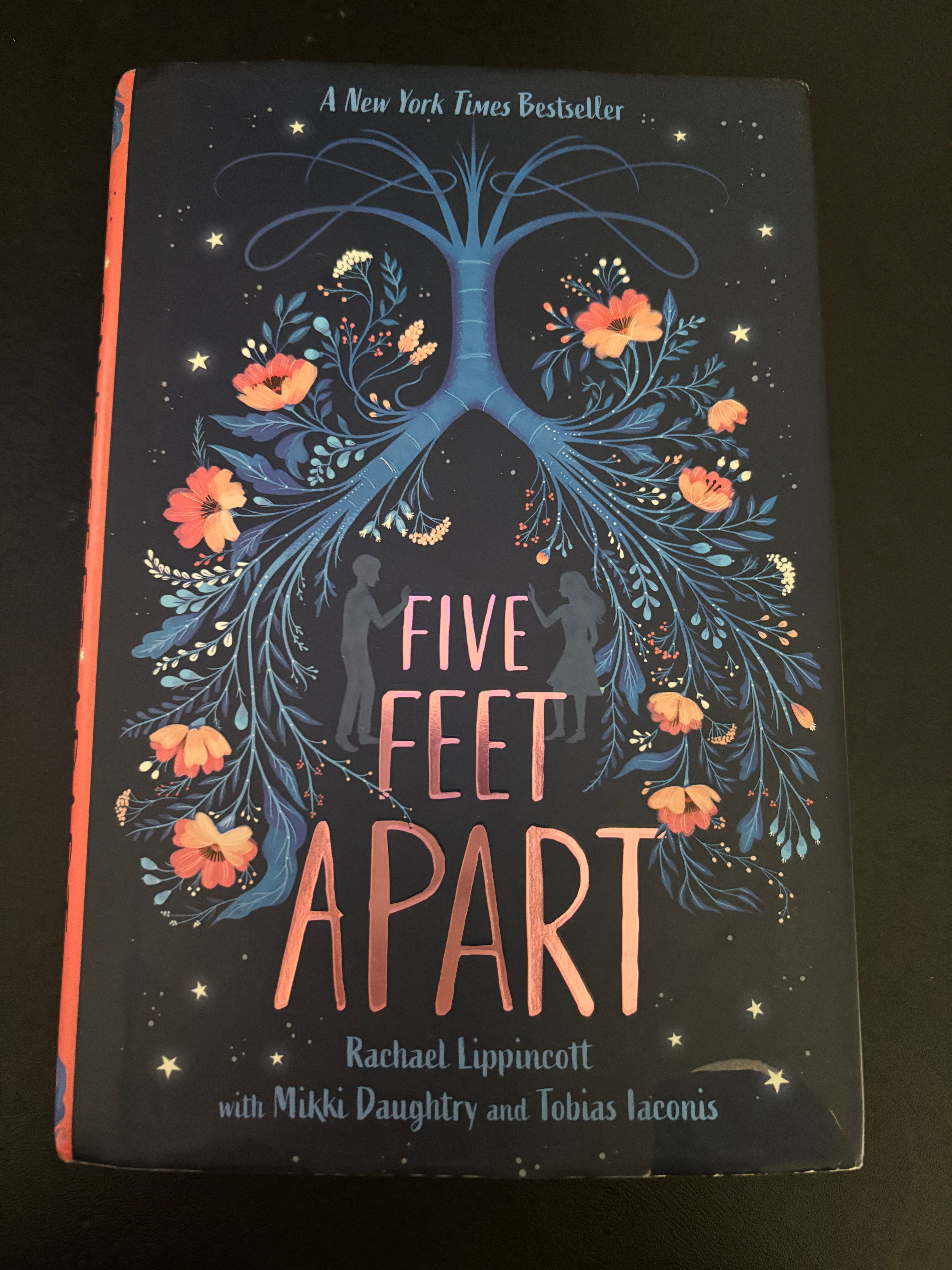 Five Feet Apart by Racheal Lippincott YA hardcover (like new)