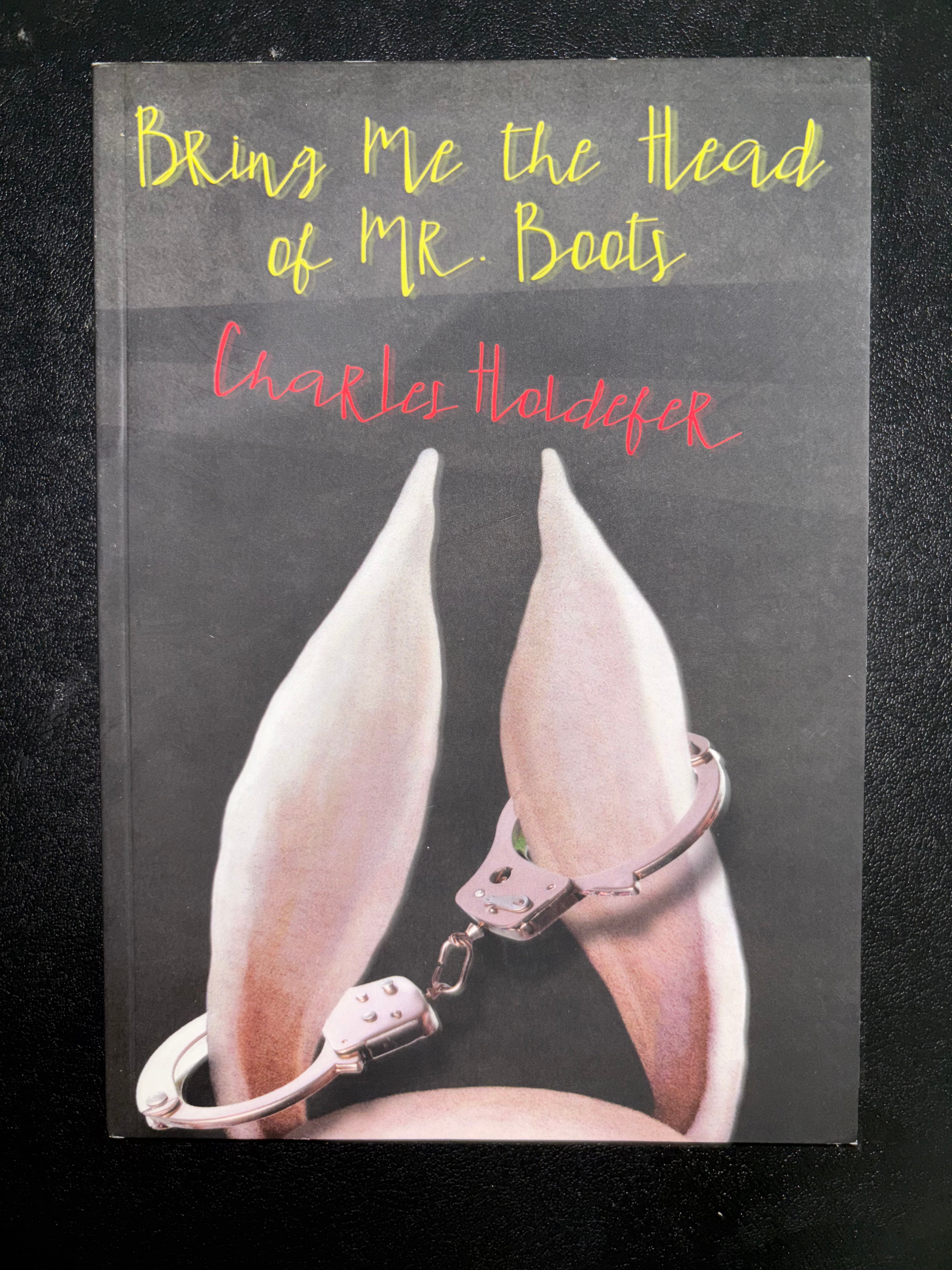 Bring Me the Head of Mr. Boots by Charles Holdefer hardcover (like new)
