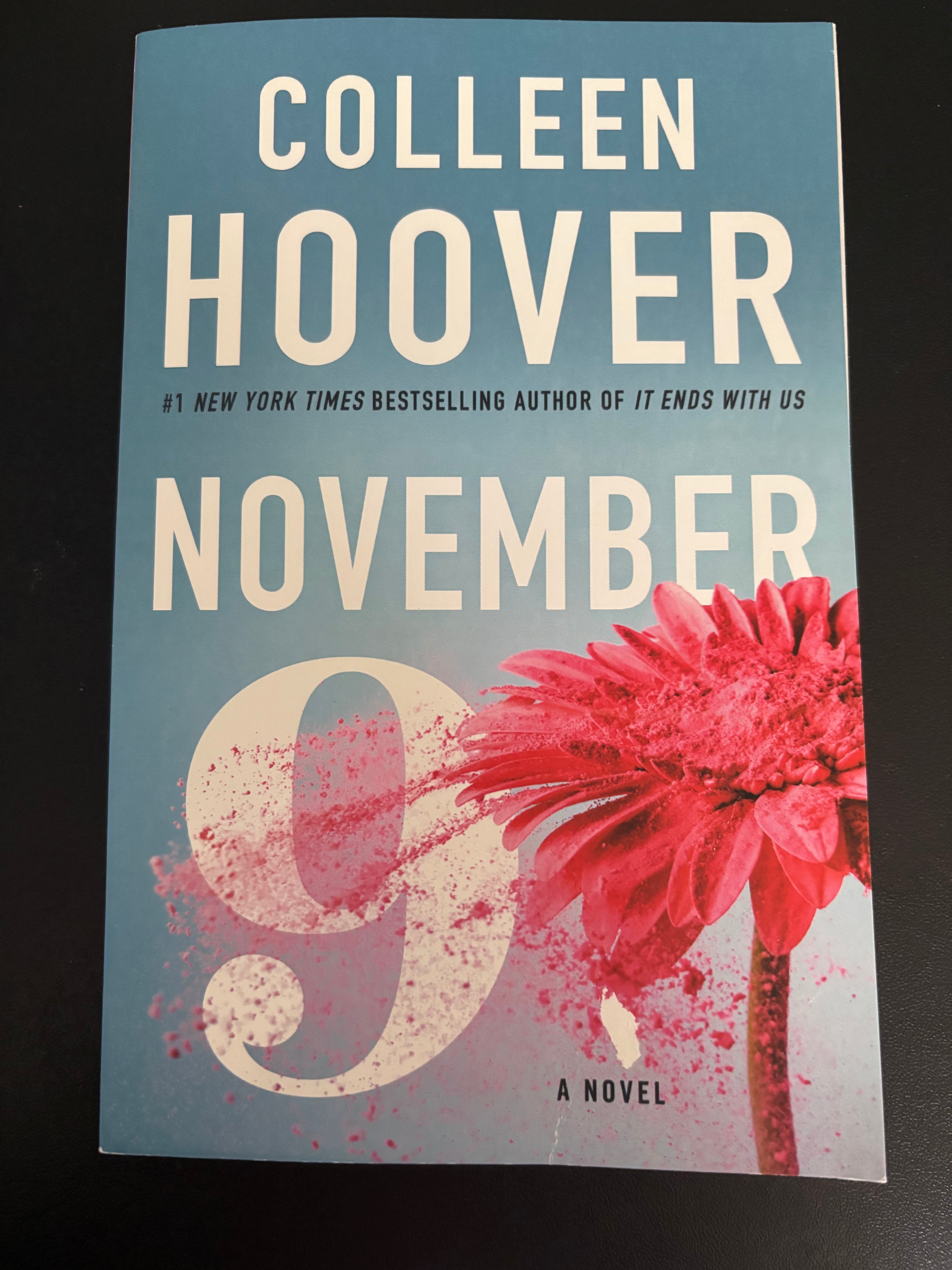November 9 by Colleen Hoover paperback (rescued)