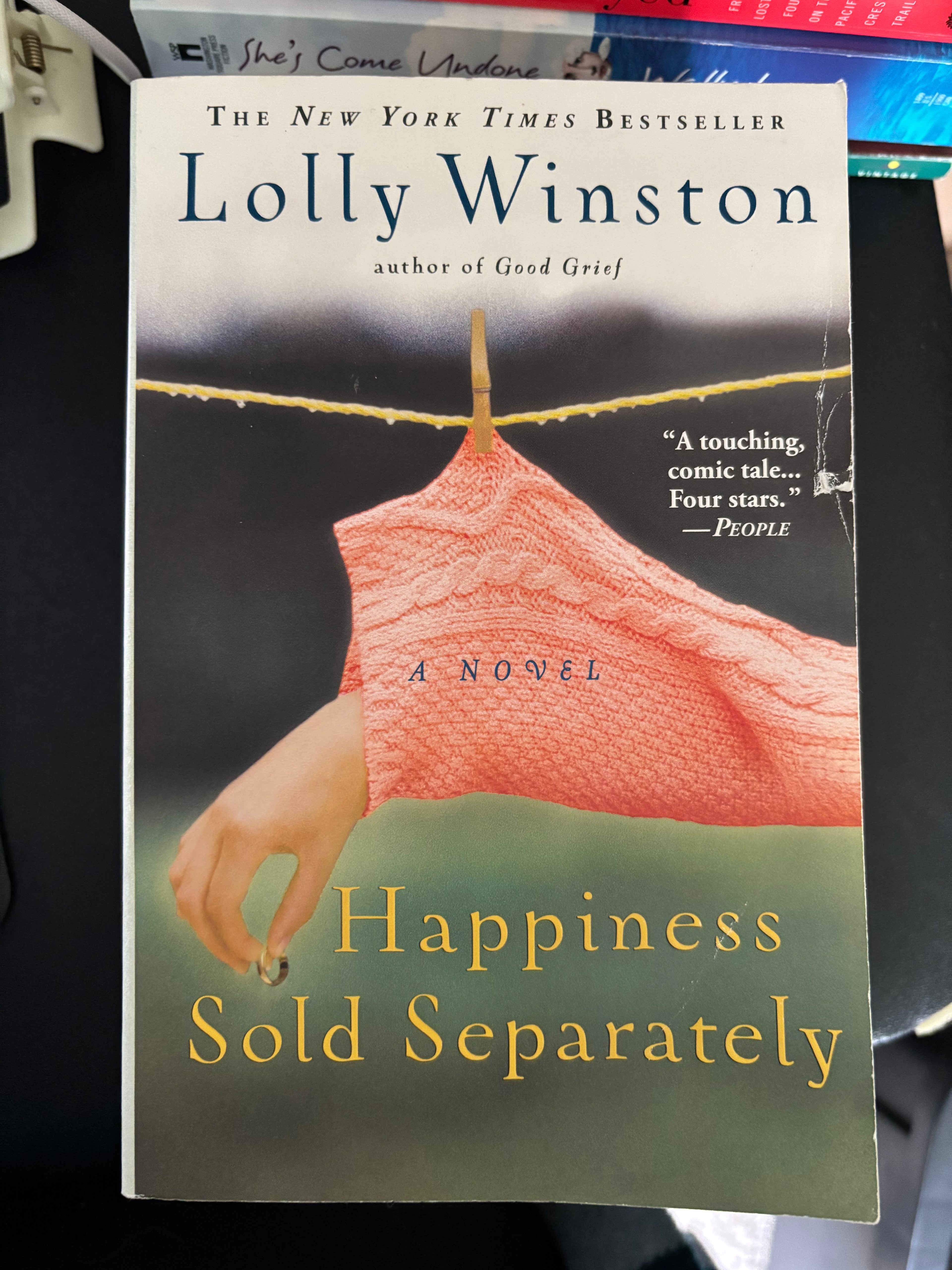 Happiness Sold Separately by Lolly Winston paperback (rescued)