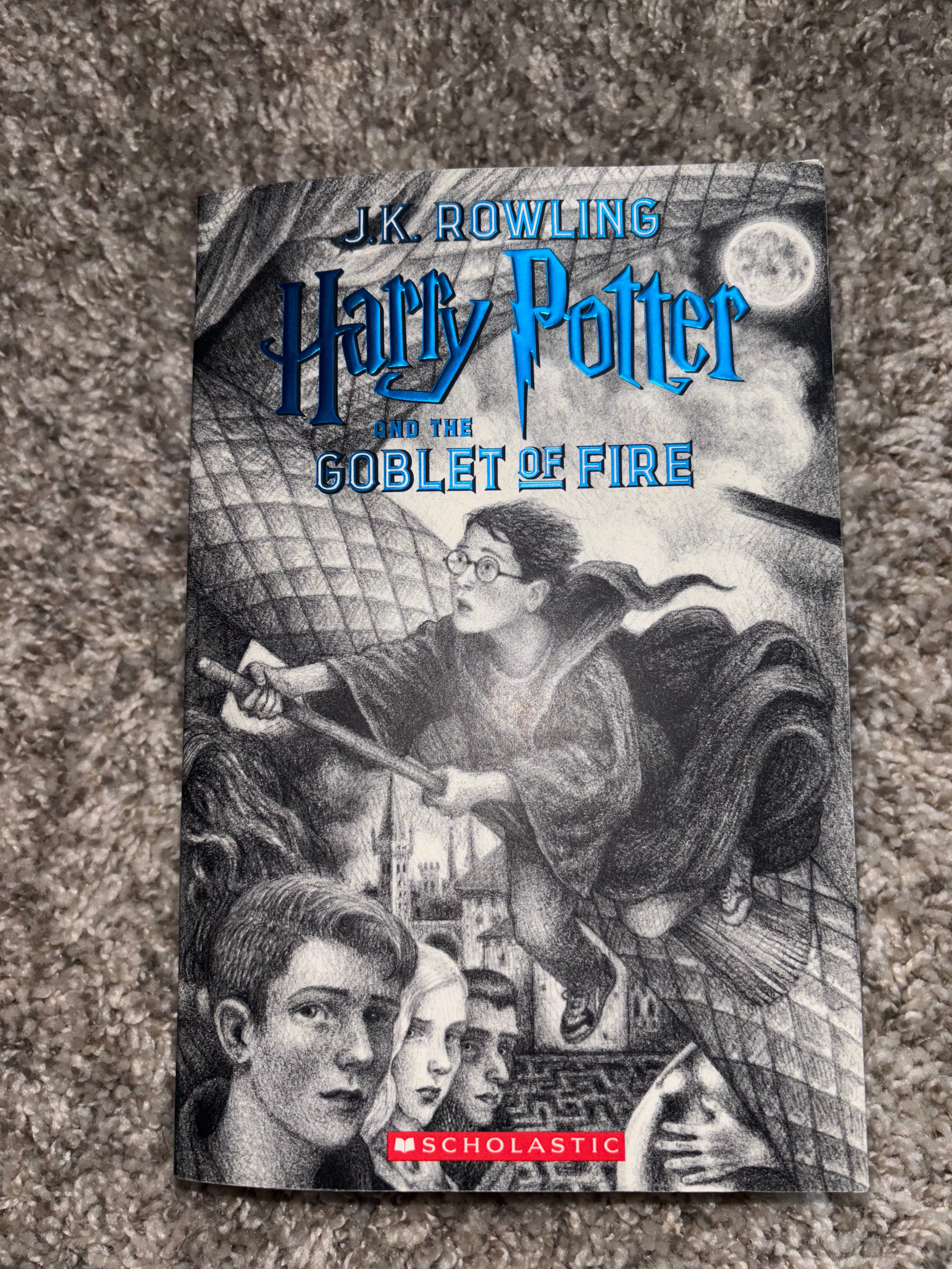 Harry Potter and the Goblet of Fire Prince 20th Anniversary cover (book 4 of the Harry Potter series) by J.K. Rowling Tween/YA paperback (rescued)