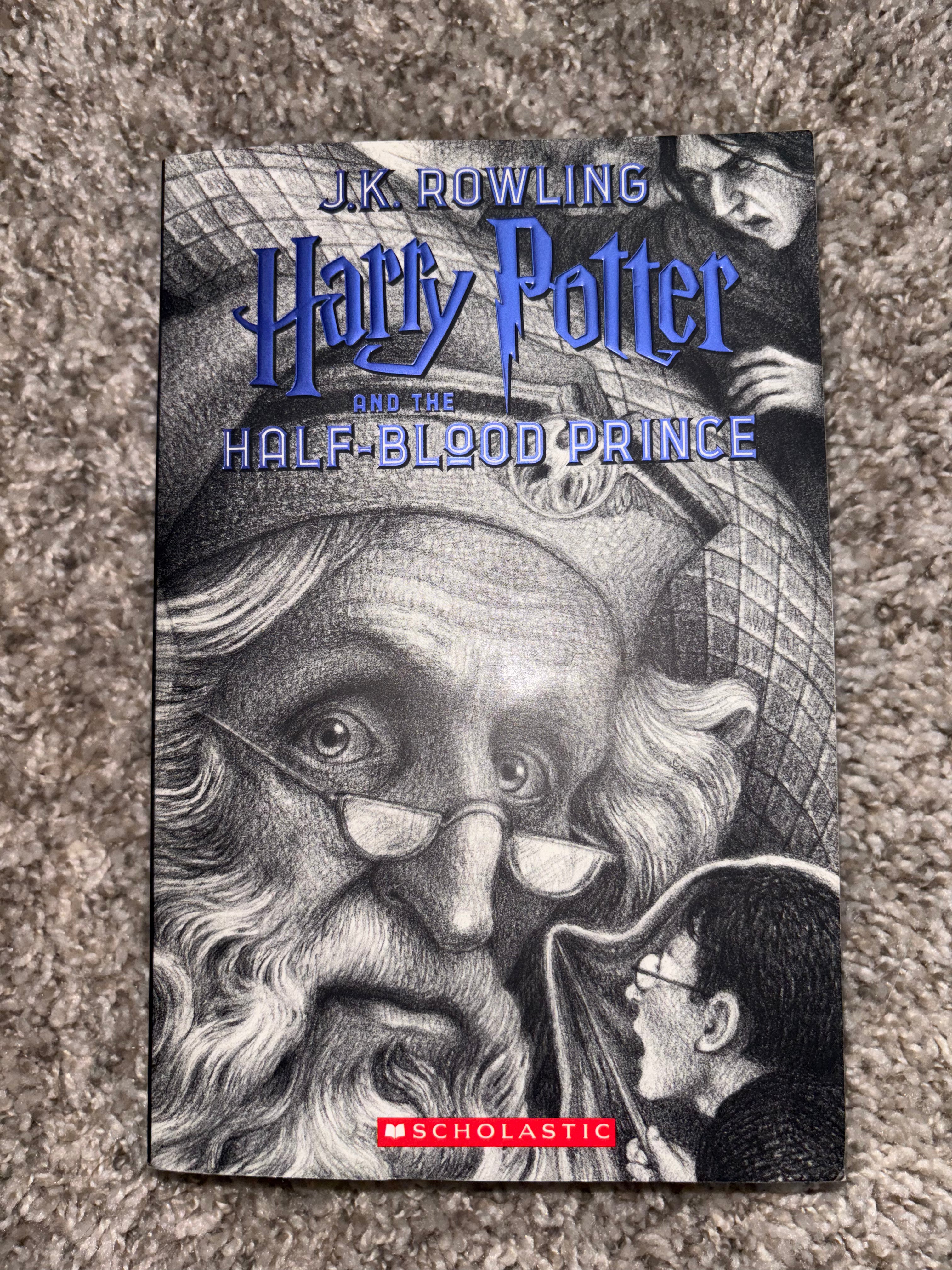 Harry Potter and the Half-Blood Prince 20th Anniversary cover (book 6 of the Harry Potter series) by J.K. Rowling Tween/YA paperback (rescued)