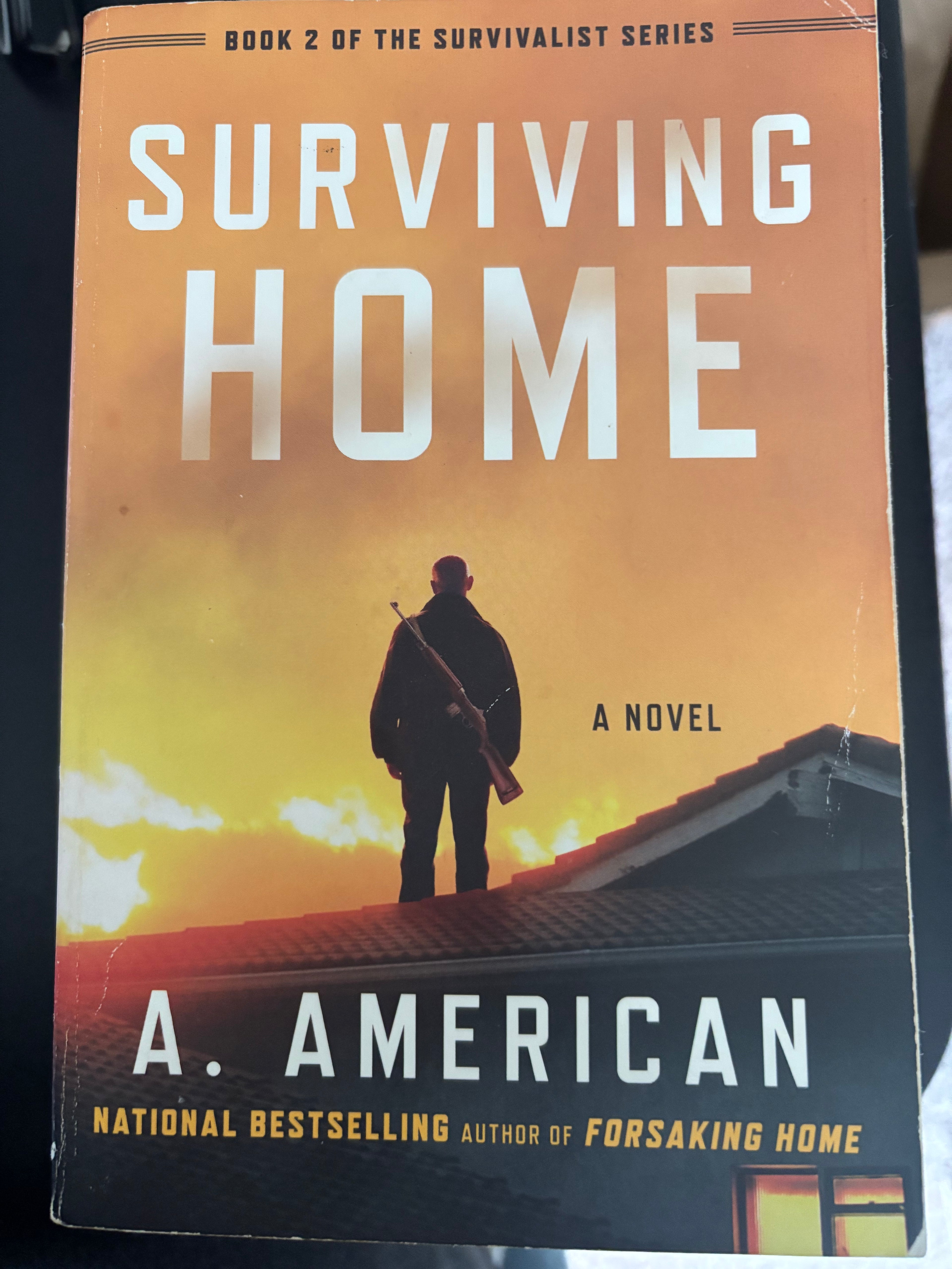Surviving Home (book 2 of the Survivalist Series) by A. American paperback (rescued)