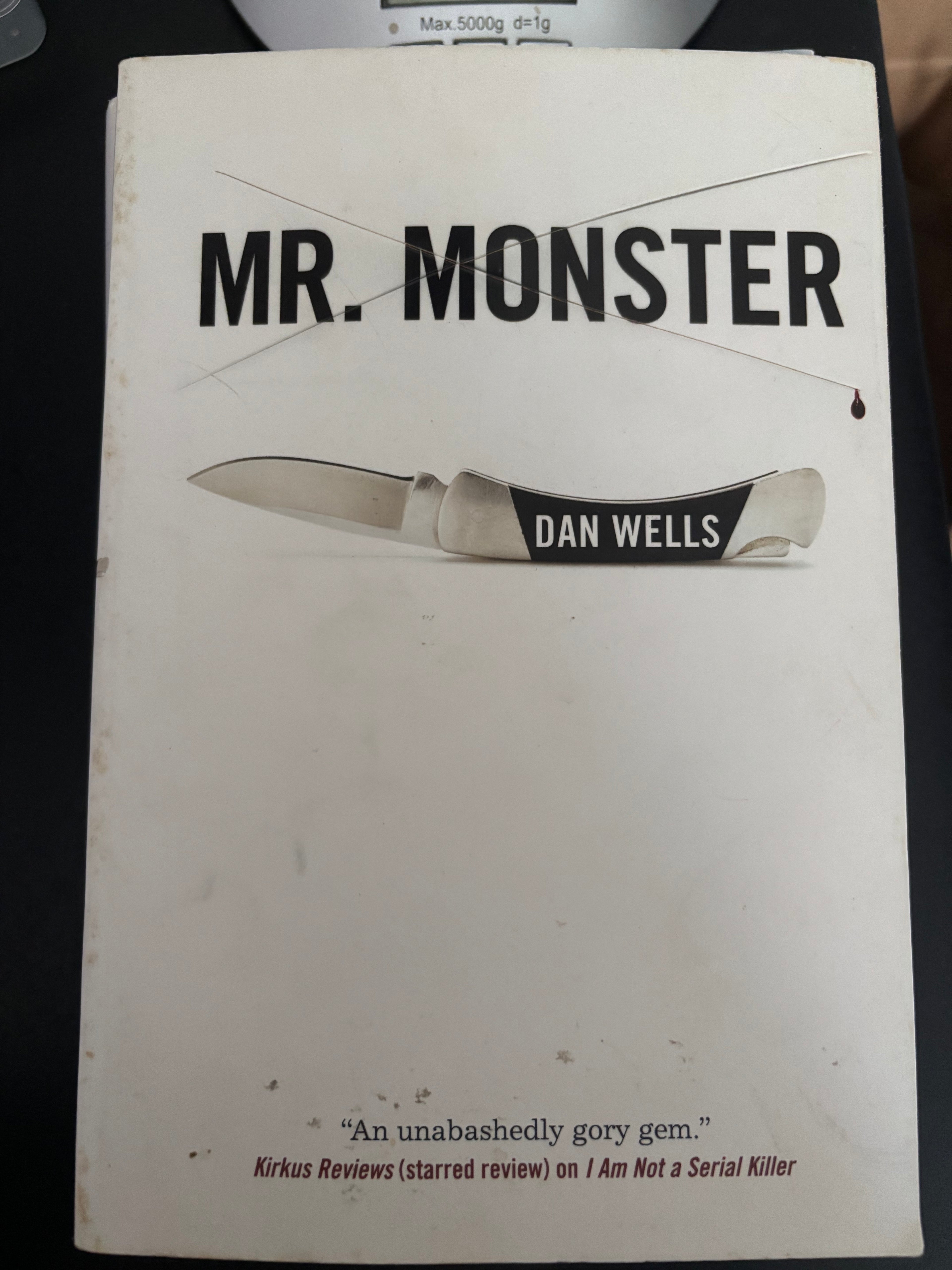 Mr. Monster (book 2 of the John Cleaver series) by Dan Wells paperback (rescued)