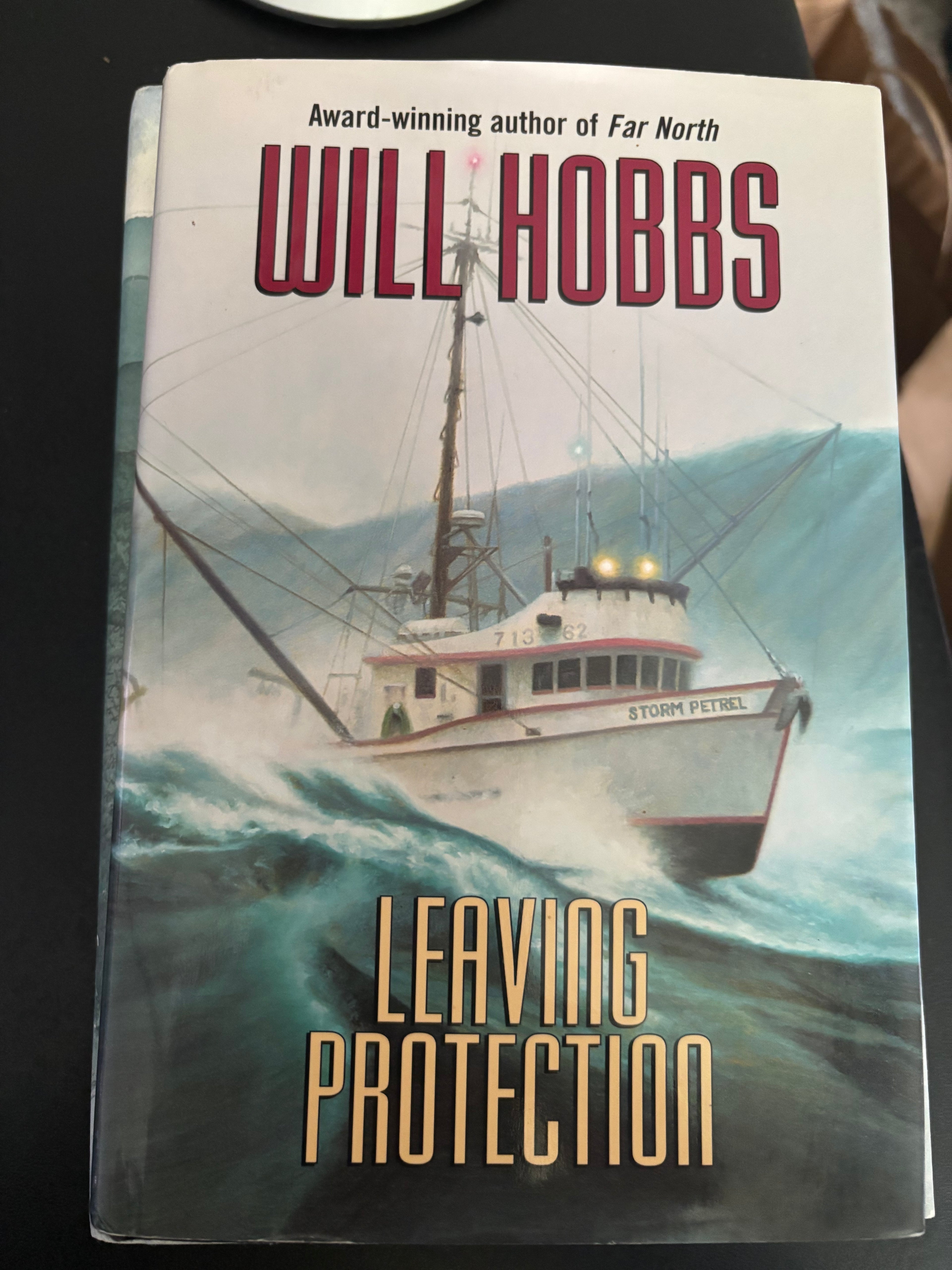 Leaving Protection by Will Hobbs hardcover (rescued)