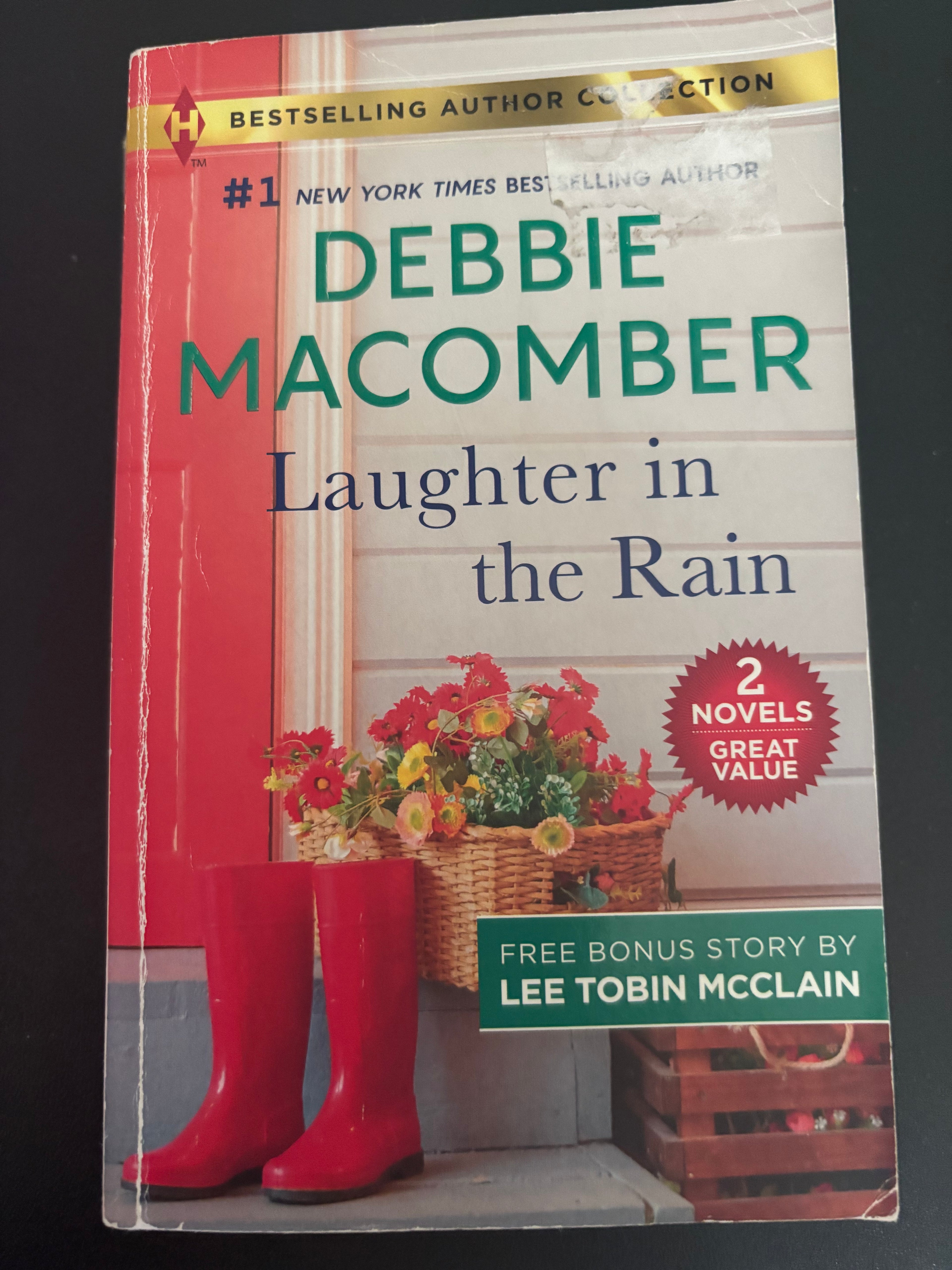 Laughter in the Rain (Book 3 of the Blossom Street series) by Debbie Macomber mass market (rescued)