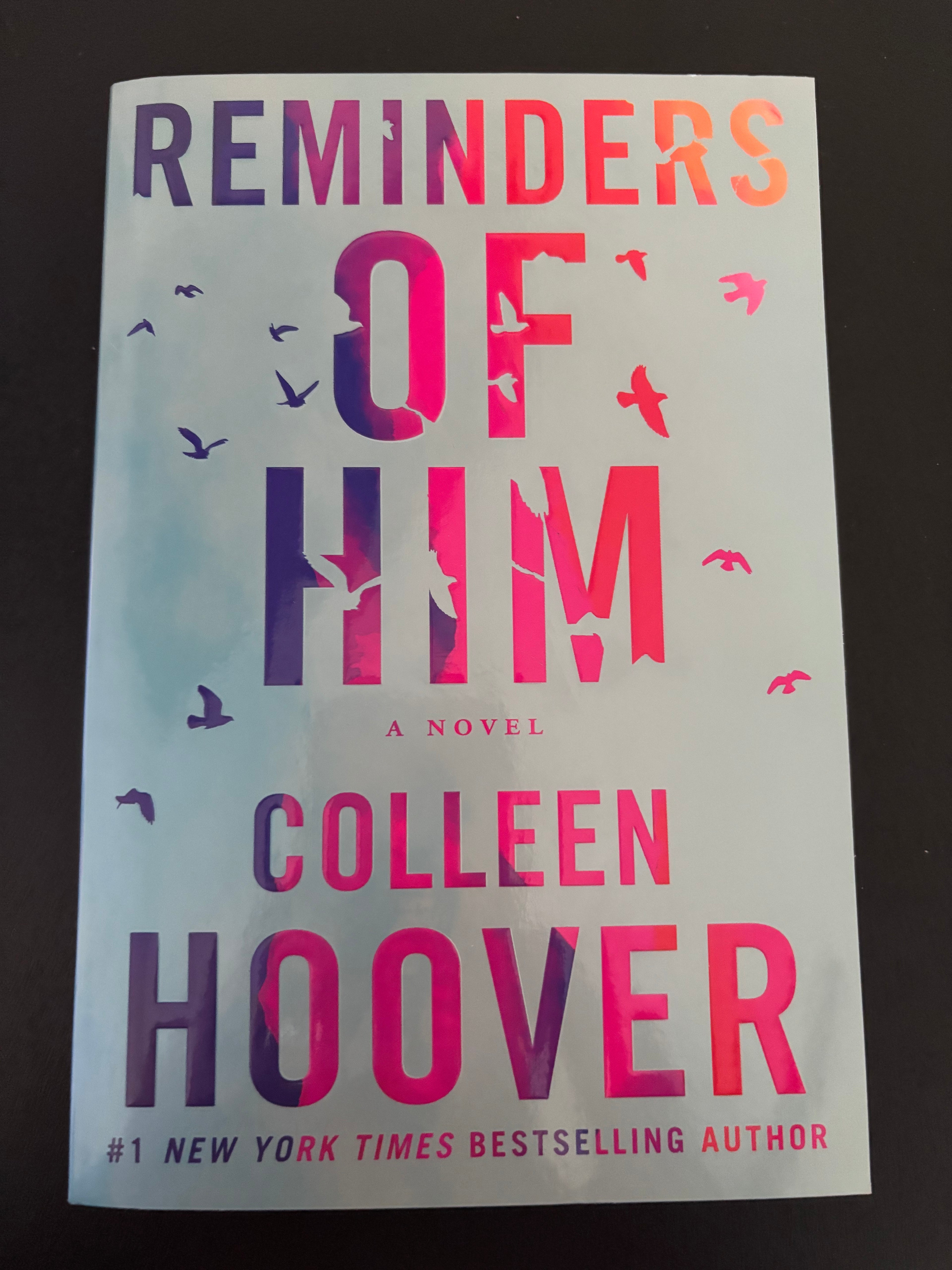 Reminders of Him by Colleen Hoover paperback (like new)