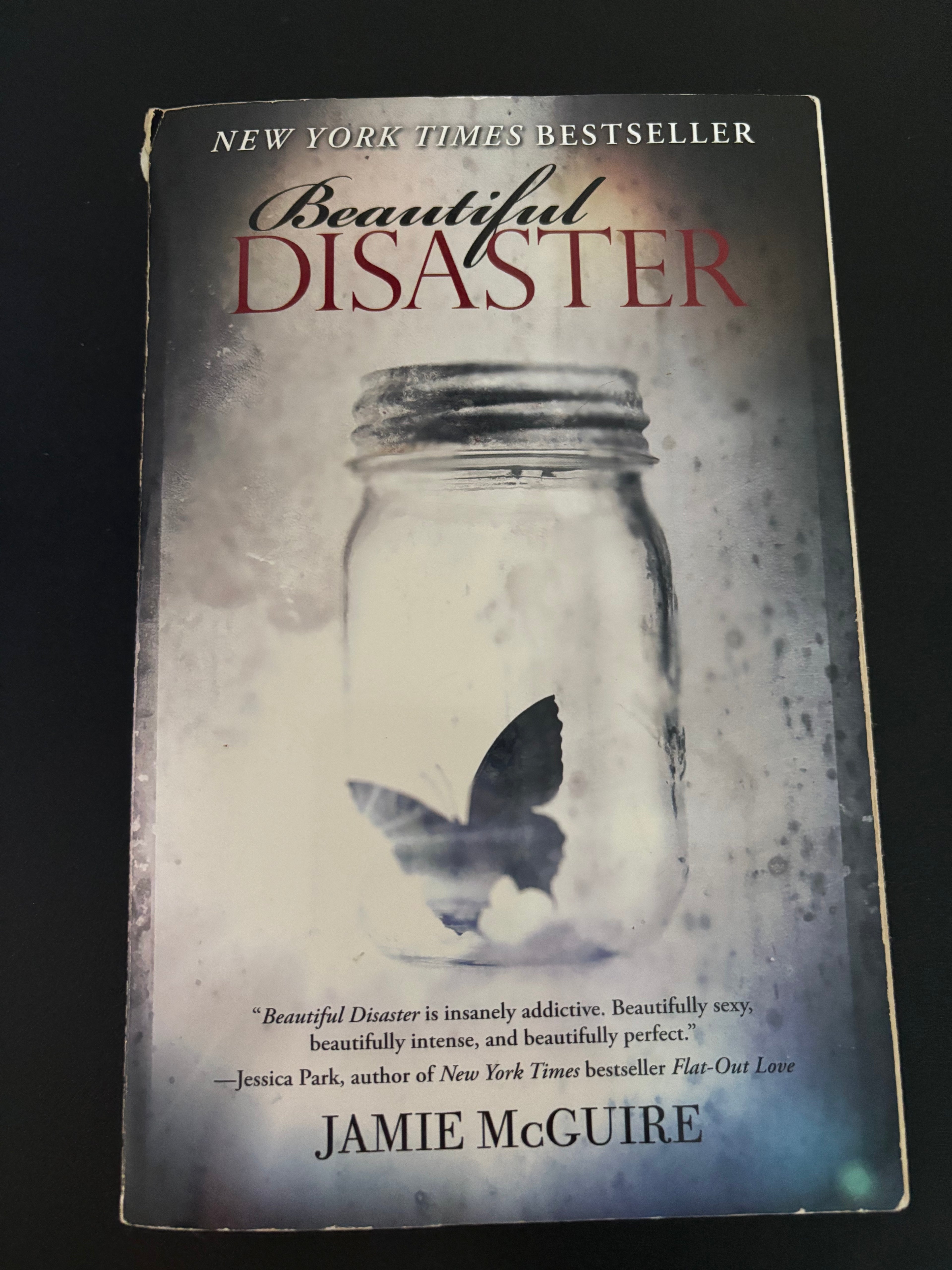 Beautiful Disaster Book 1 of the Beautiful series) by Jamie McGuire YA paperback (rescued)