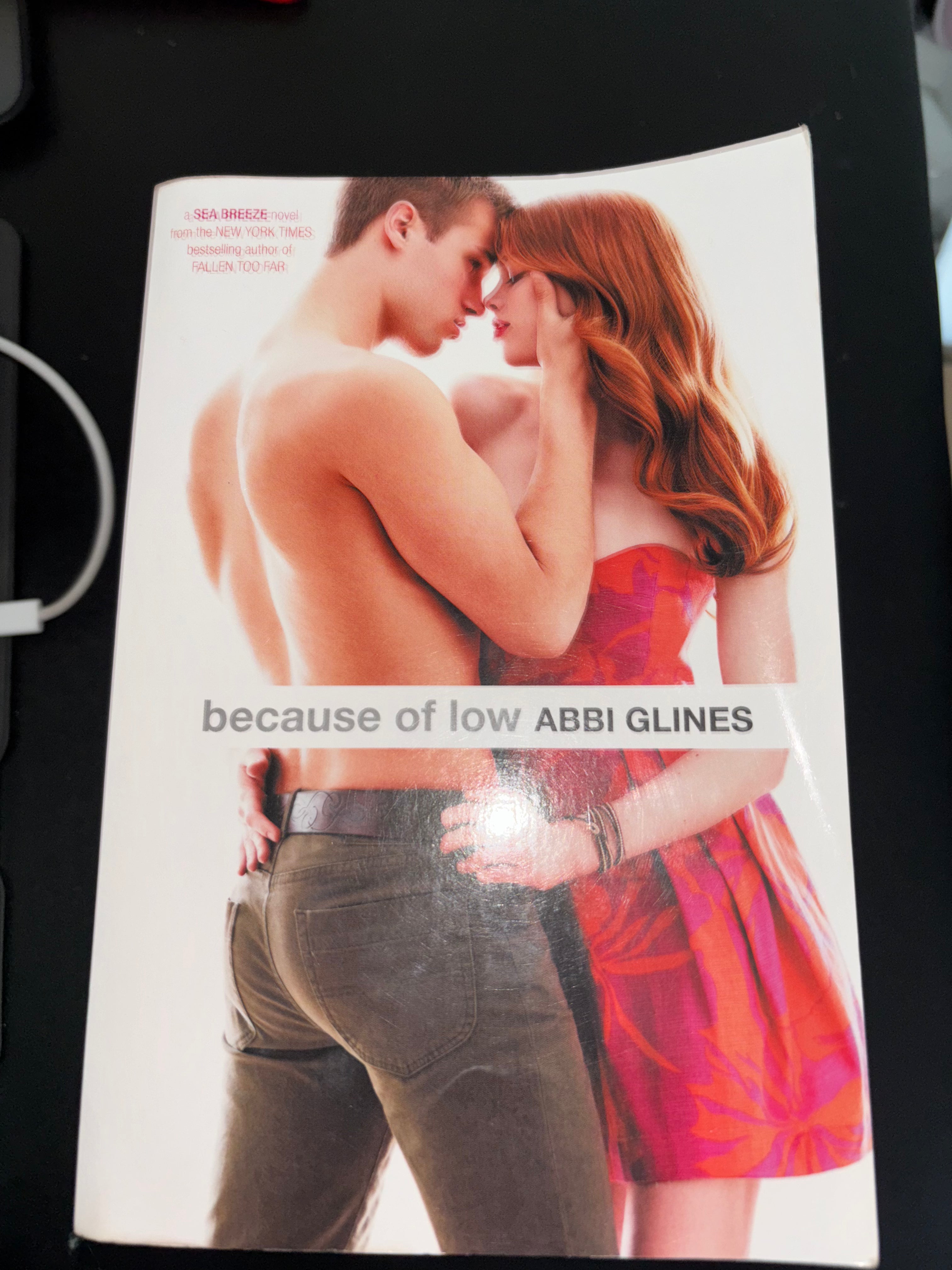 Because of Low (Book 2 of the Sea Breeze series) by Abbi Glines YA paperback (rescued)