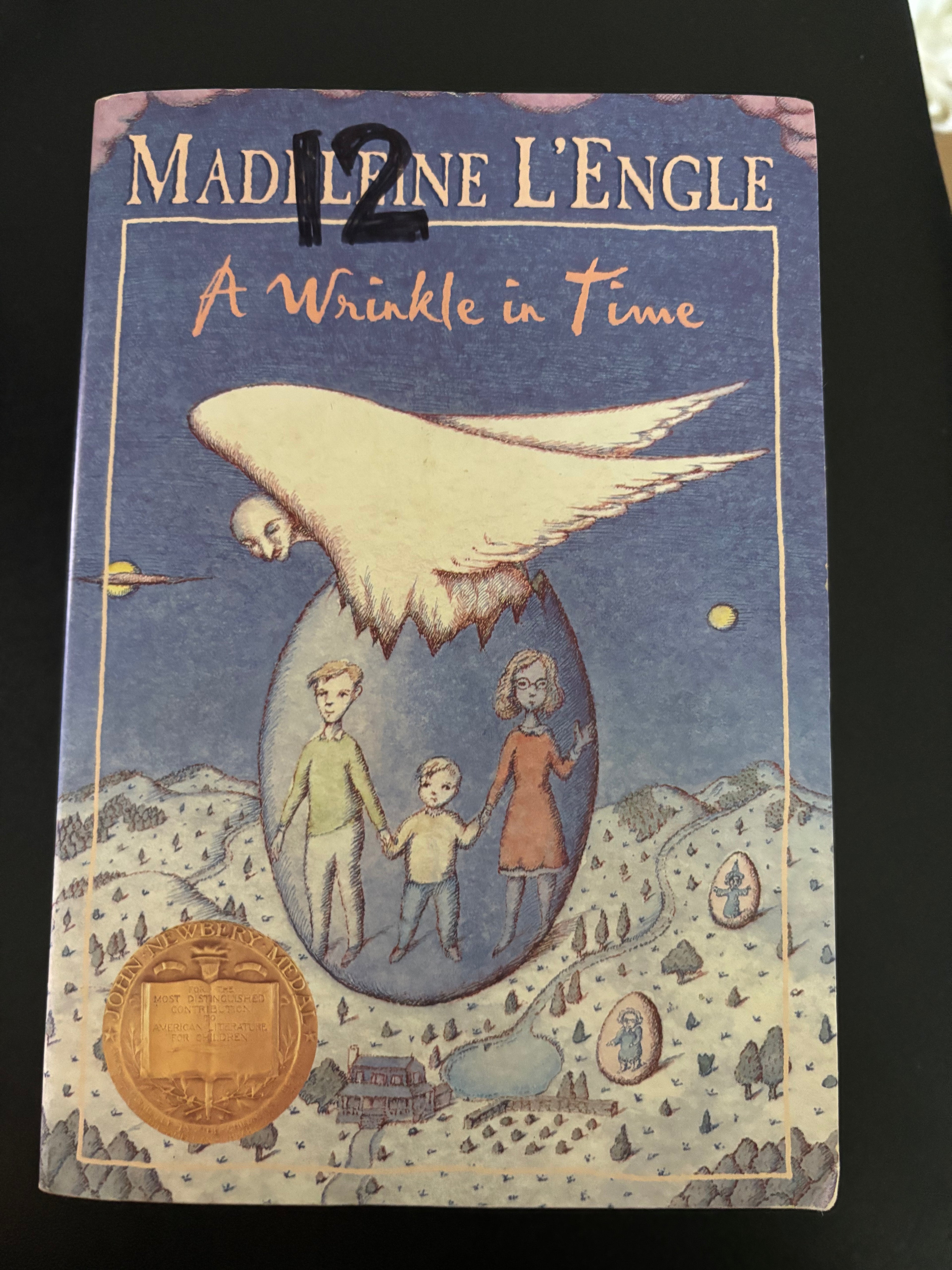 A Wrinkle in Time (Book 1 of the Time Quintet series) by Madeleine L’Engle Tween/Middle School paperback (rescued) (5 options available)
