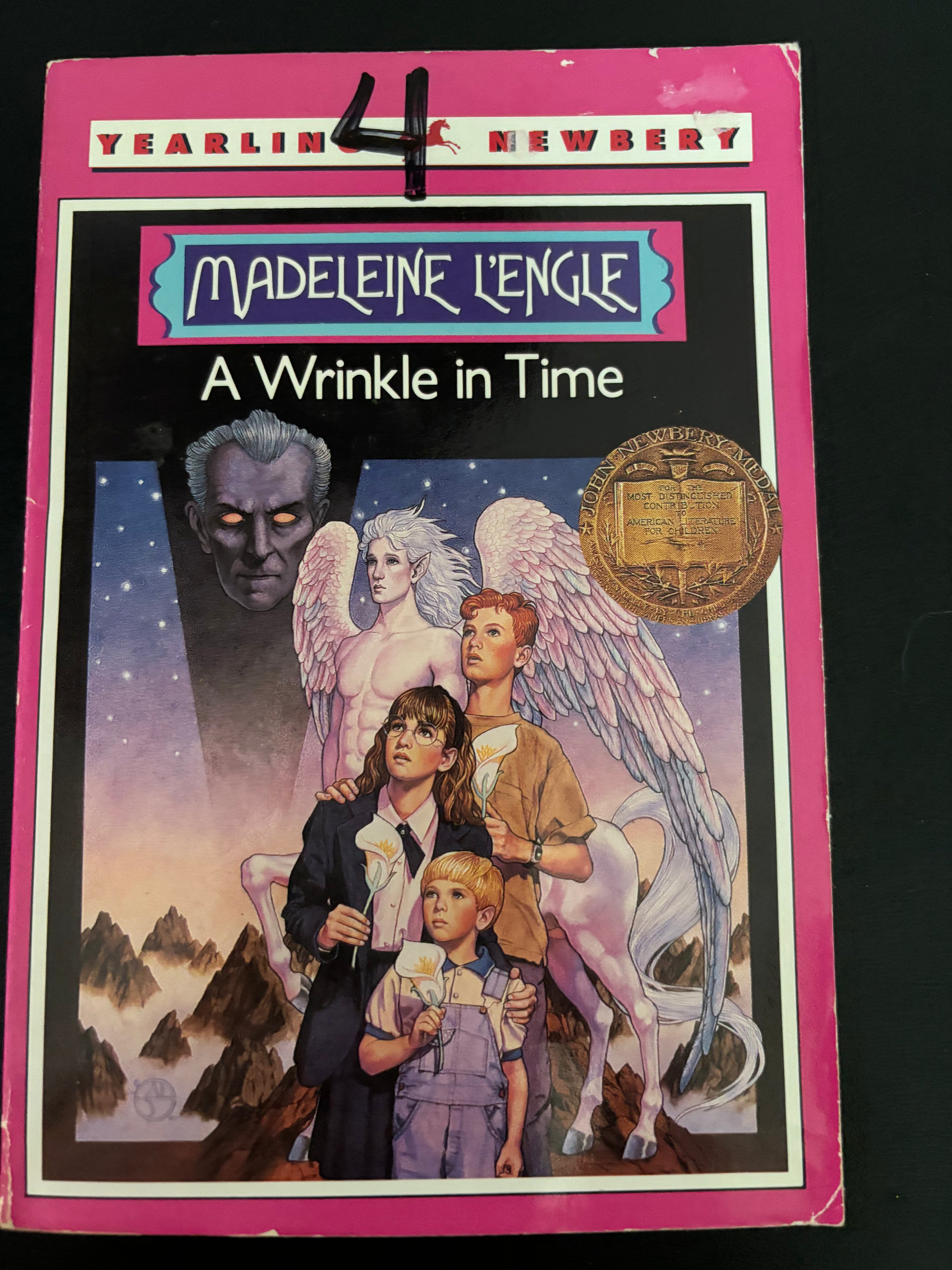 A Wrinkle in Time (Book 1 of the Time Quintet series) by Madeleine L’Engle Tween/Middle School paperback (rescued) (5 options available)