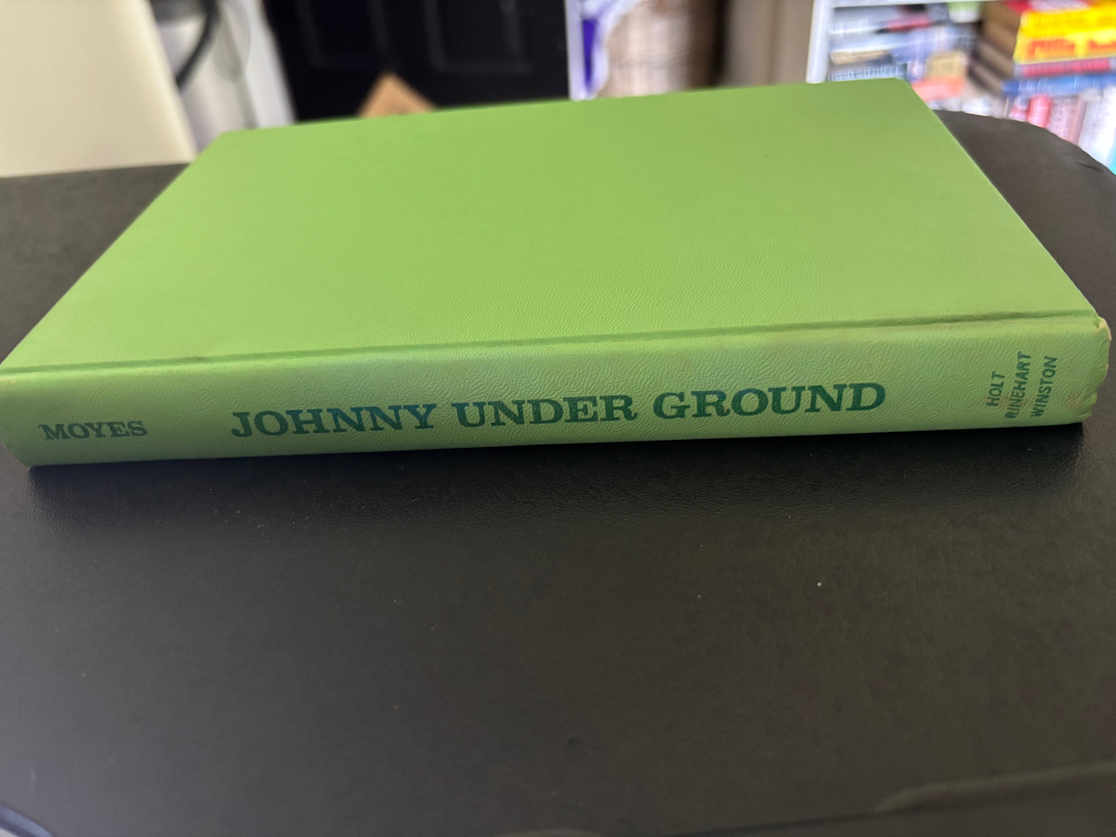 Johnny Under Ground by Patricia Moyes hardcover (rescued) (no dust cover)
