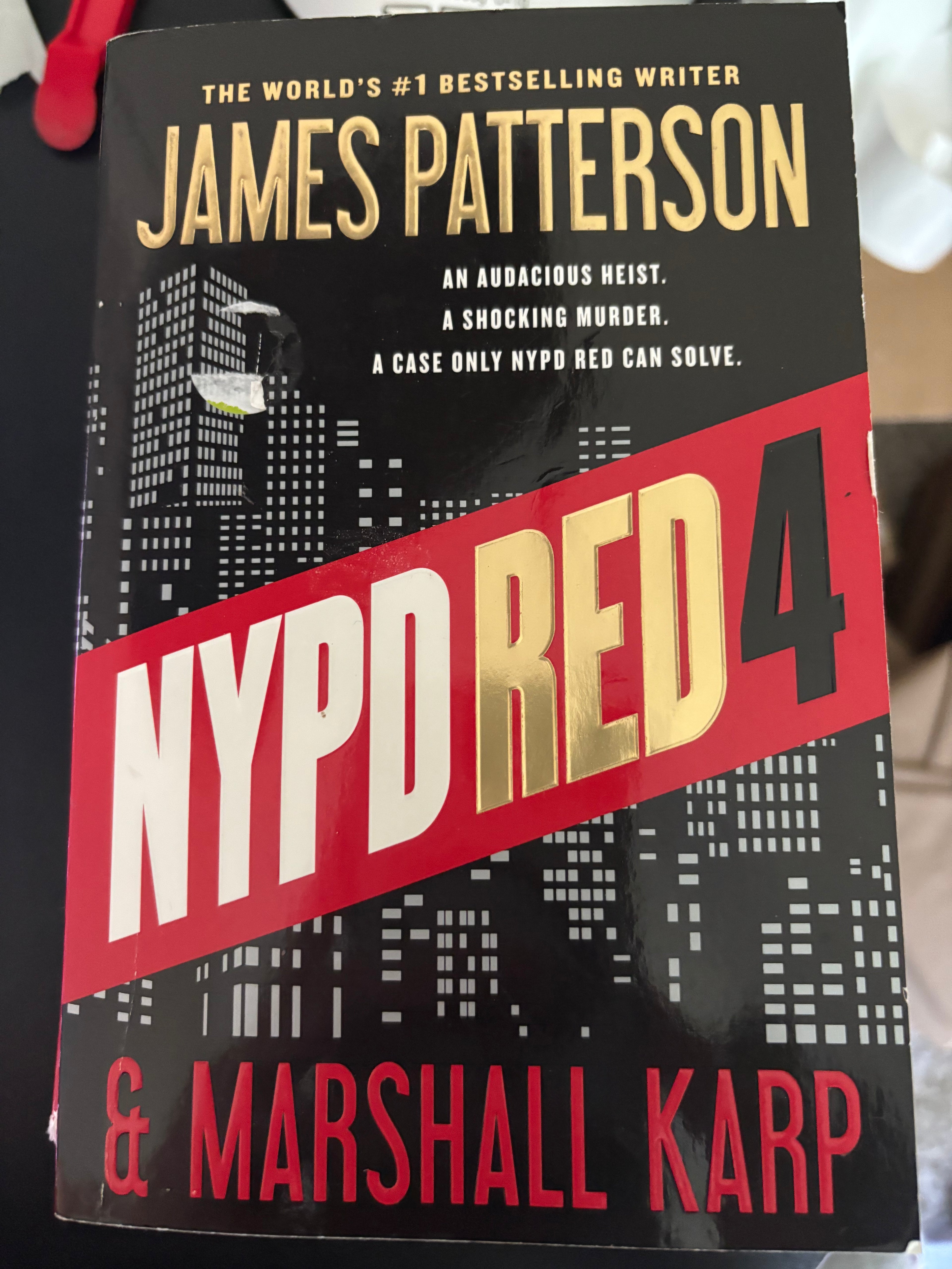 NYPD Red (Book 4 of the NYPD Red 4) by James Patterson paperback (rescued)