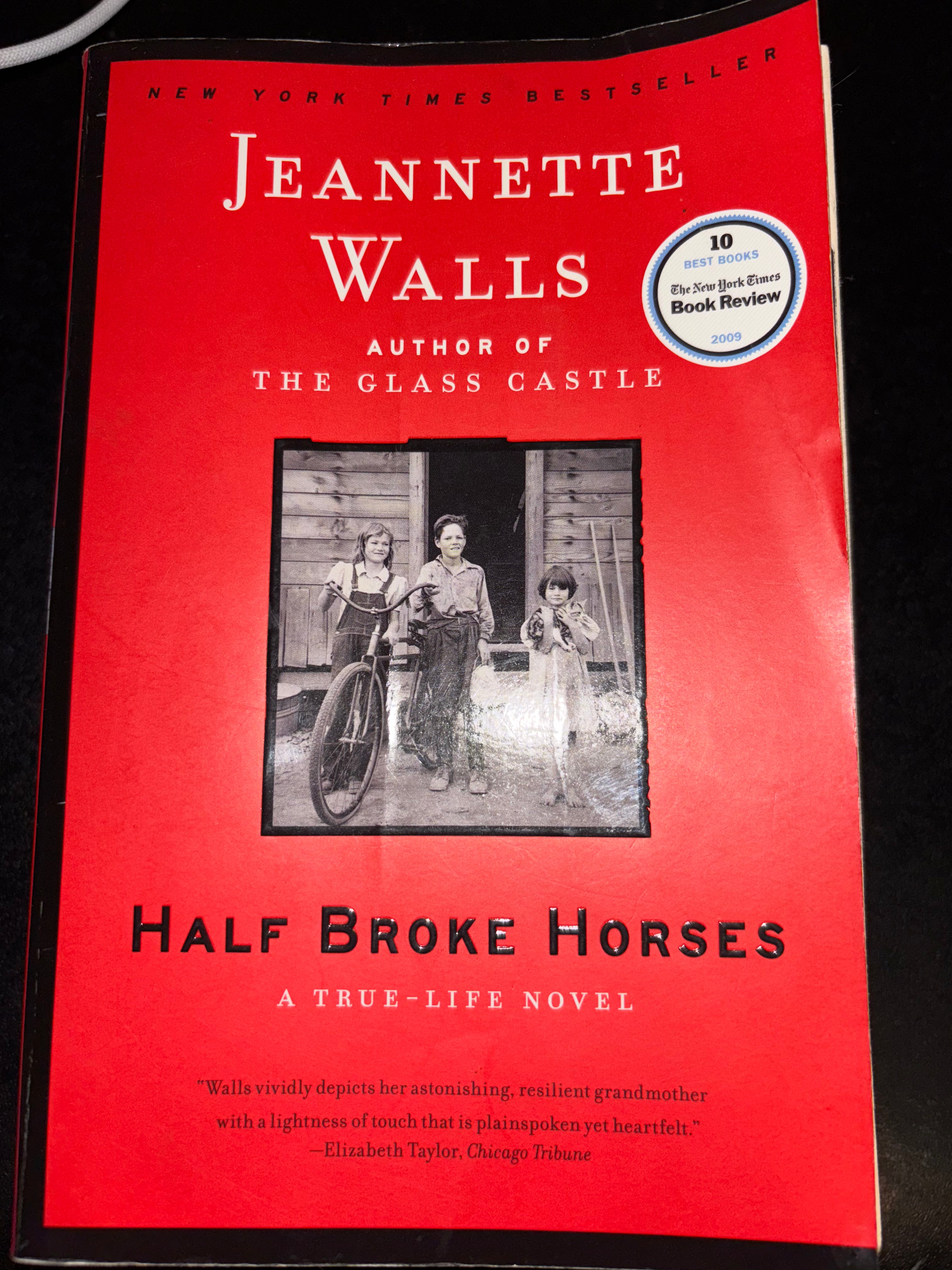 Half Broke Horses by Jeannette Walls paperback (rescued)