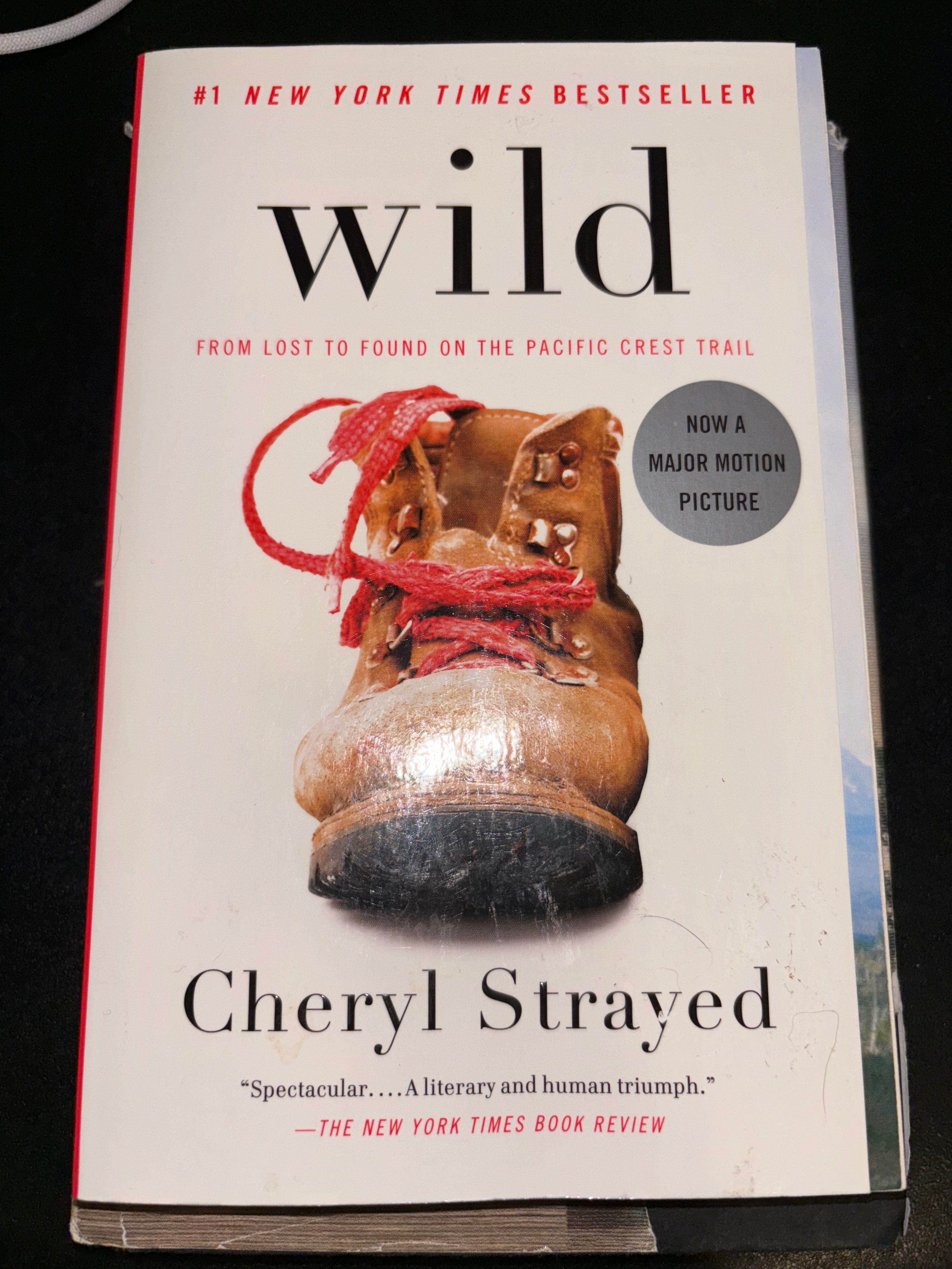 Wild: From Lost to Found on the Pacific Crest Trail paperback (rescued)