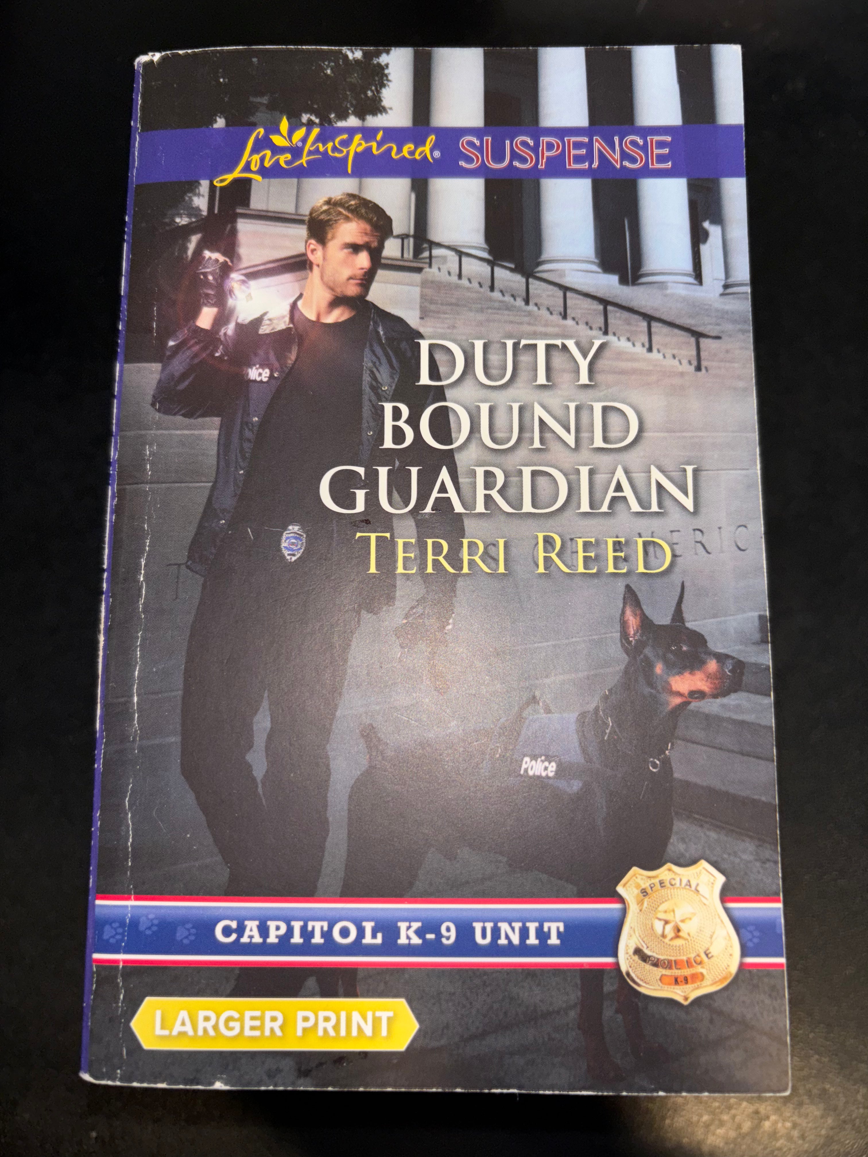 Duty Bound Guardian (Book 2 Capital K-9 Unit series) by Terri Reed mass market (rescued)