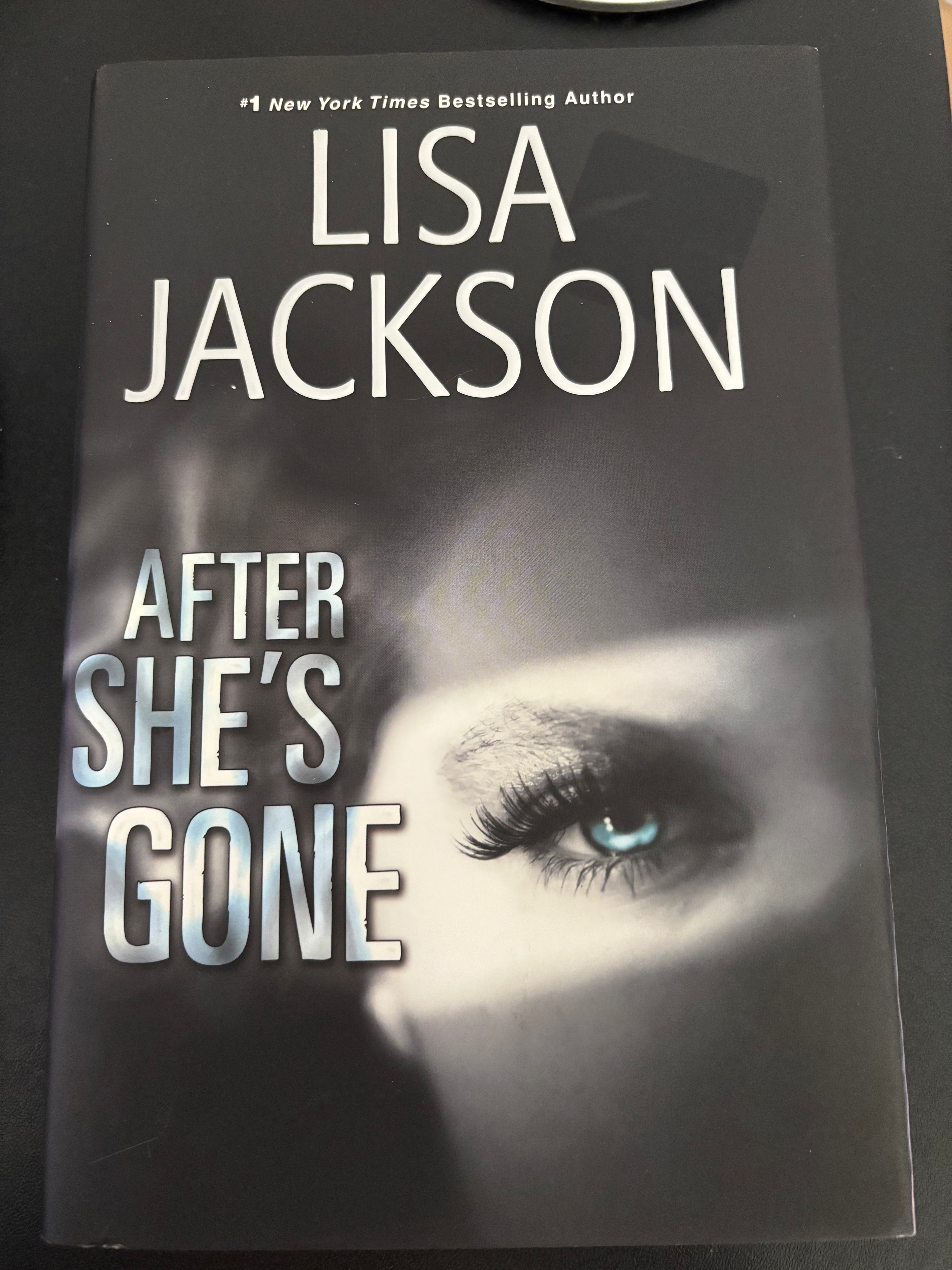 After She’s Gone by Lisa Jackson hardcover (like new)