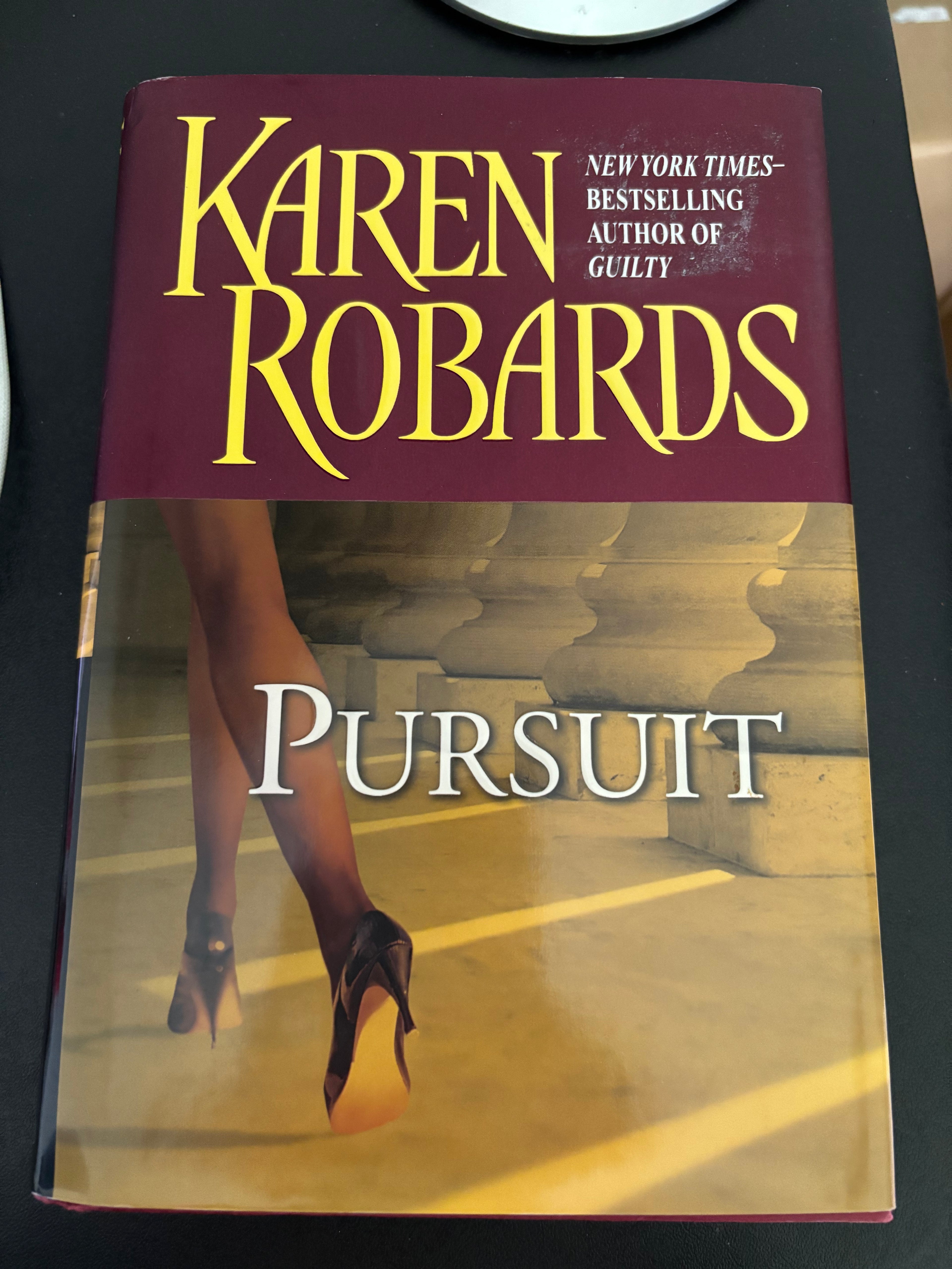 Pursuit (Book 1 of the Jessica Ford series) by Karen Robards hardcover (rescued)