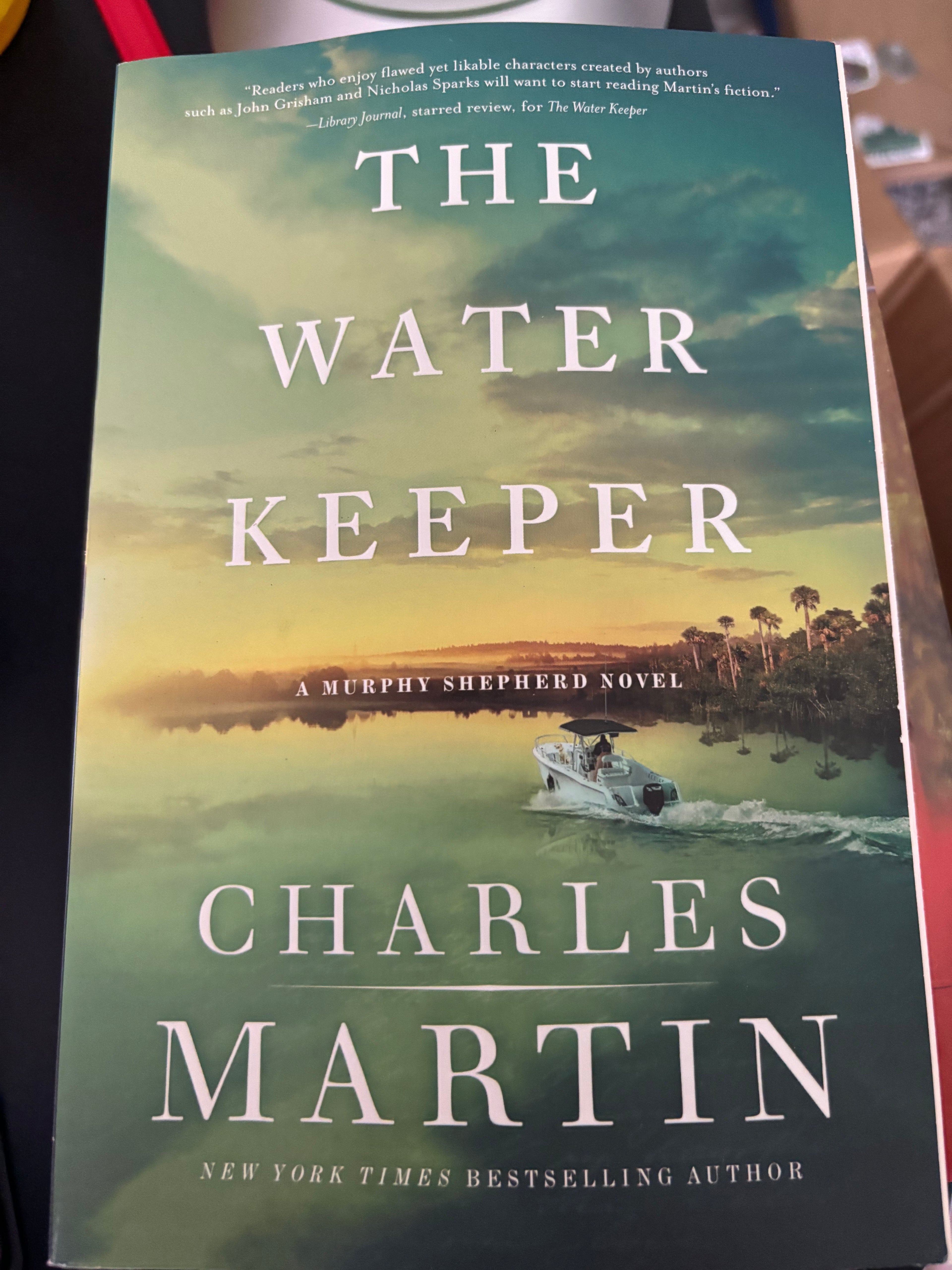 The Water Keeper (Book 1 of the Murphy Shepherd series) by Charles Martin paperback (like new)