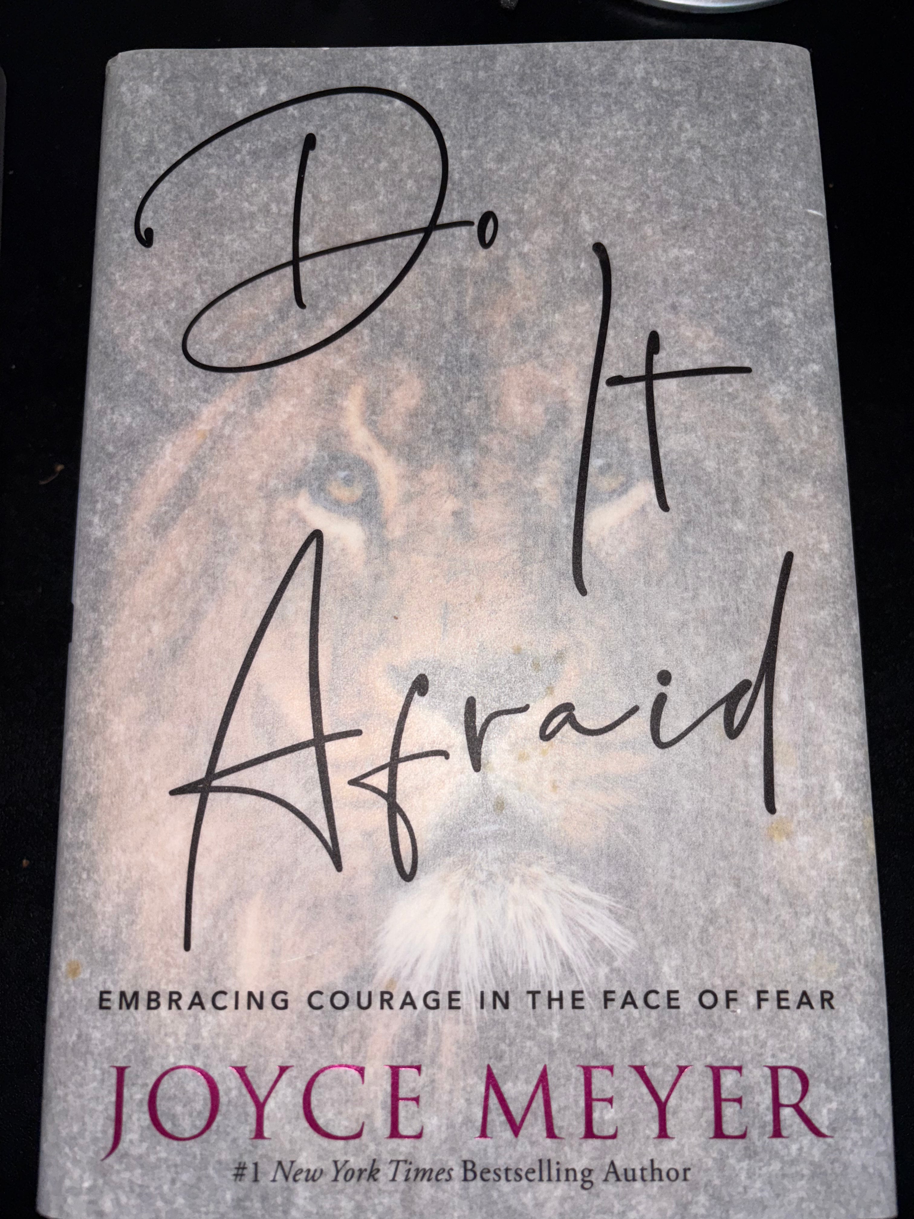Do It Afraid: Embracing Courage in the Face of Fear by Joyce Meyer hardcover (like new)