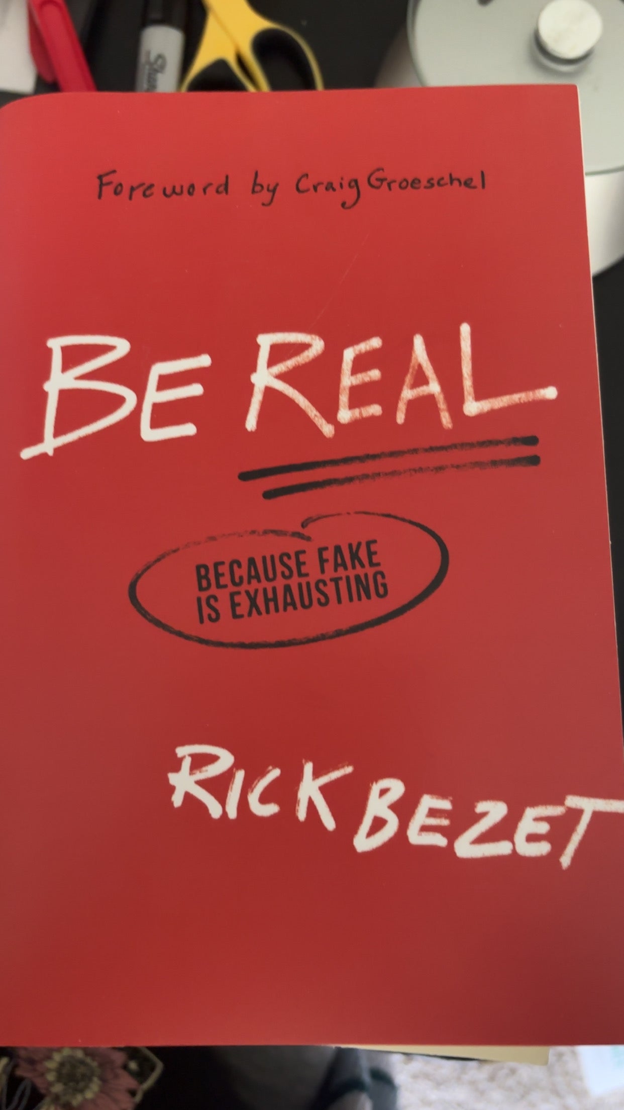 Be Real, Because Fake is Exhausting paperback (Iike new)