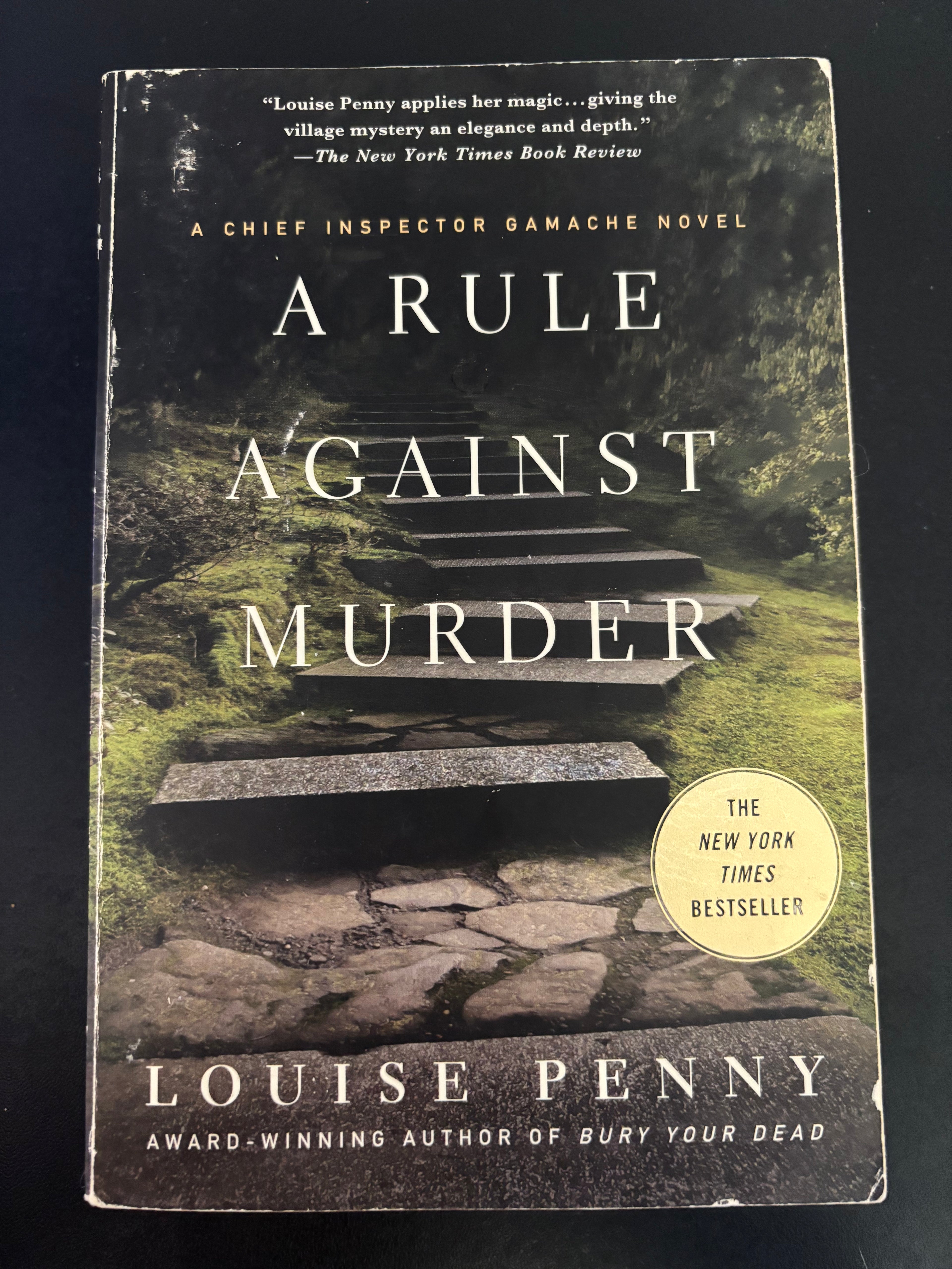 A Rule Against Murder (Book 4 Chief Inspector Armand Gamache series) by Louise Penny paperback (rescued)