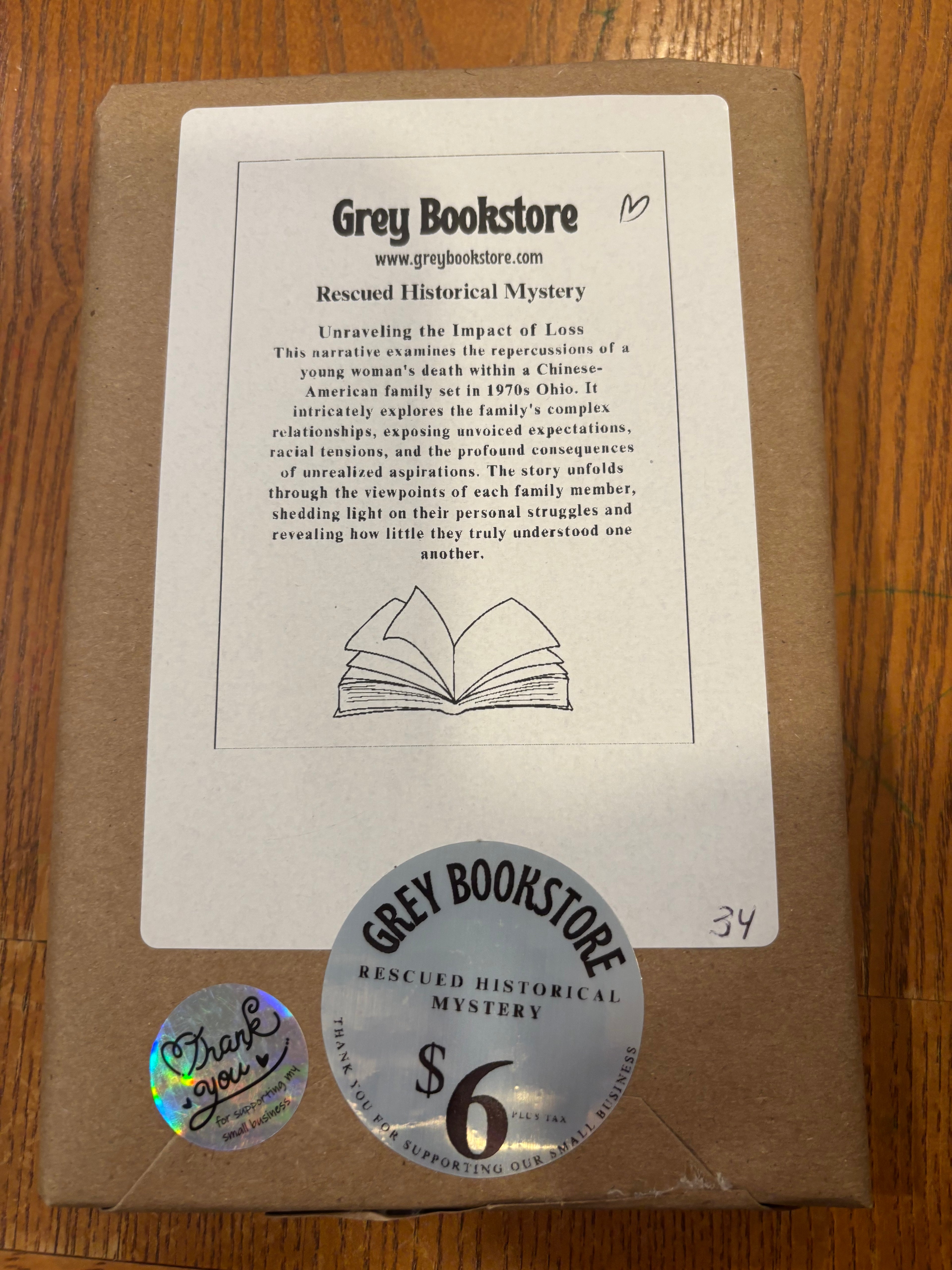 Blind Date with a Book #34 Rescued Historical Mystery paperback