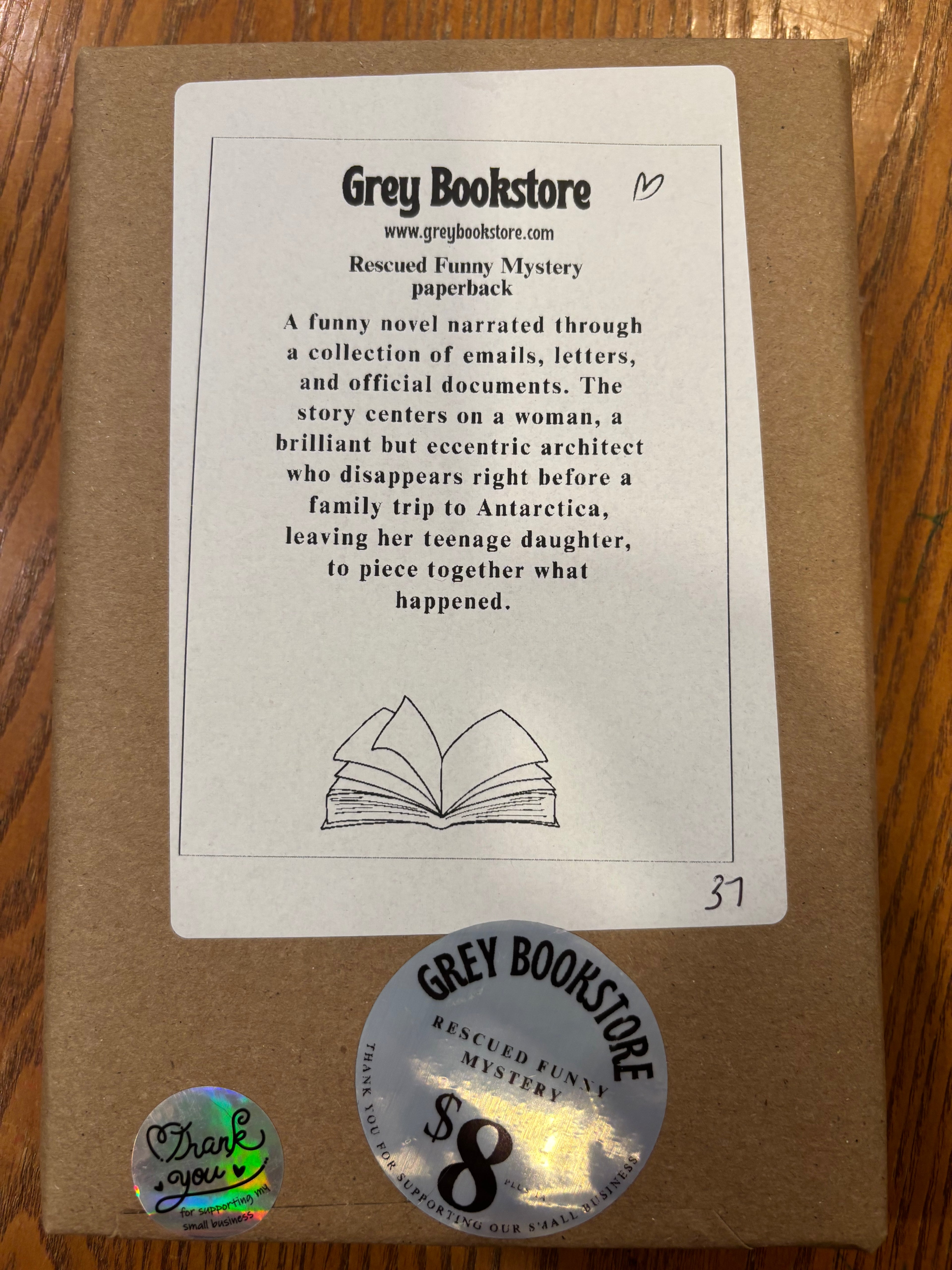 Blind Date with a Book #37 Rescued Funny Mystery paperback