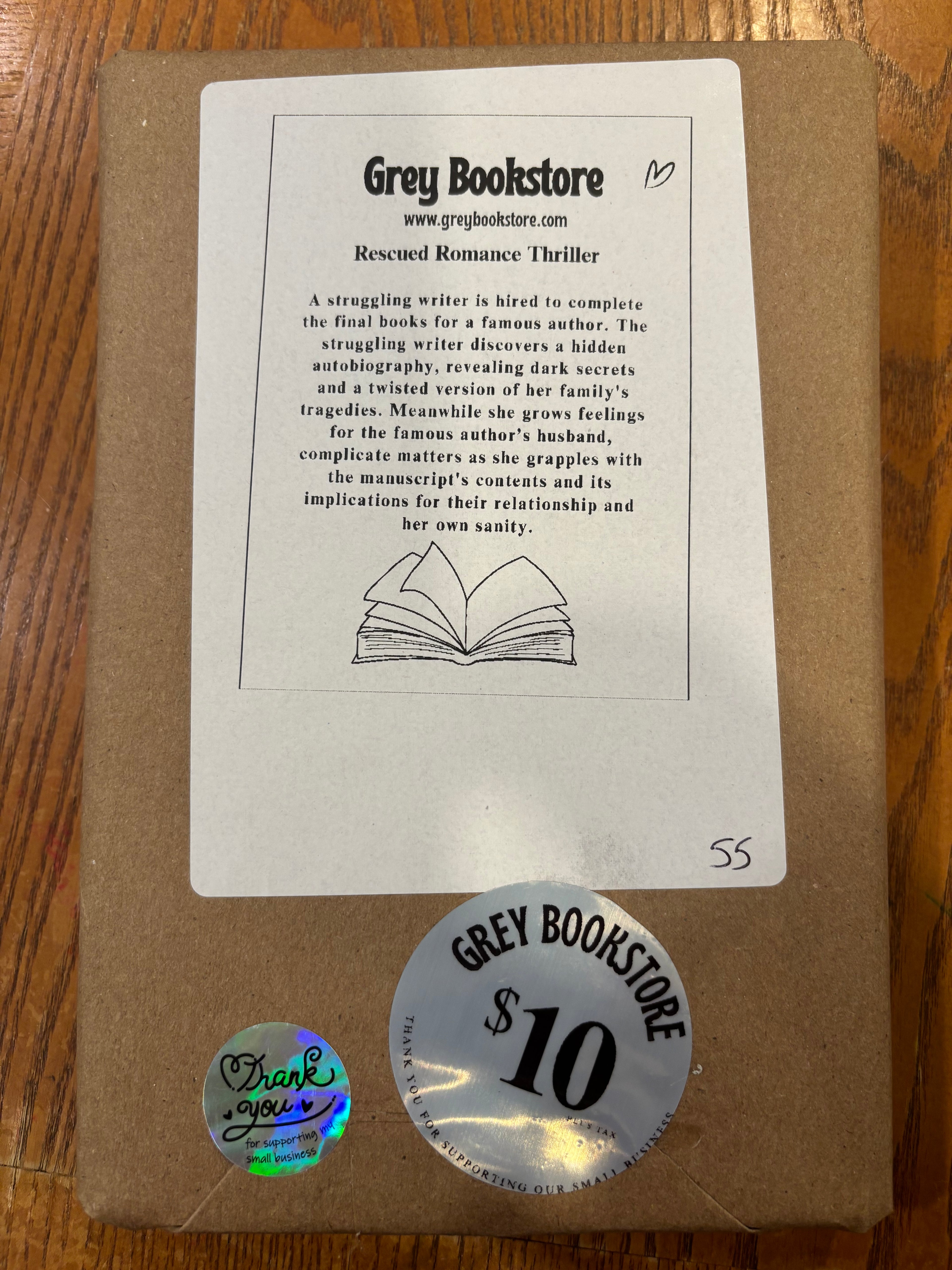 Blind Date with a Book #55 Rescued Contemporary Romance paperback