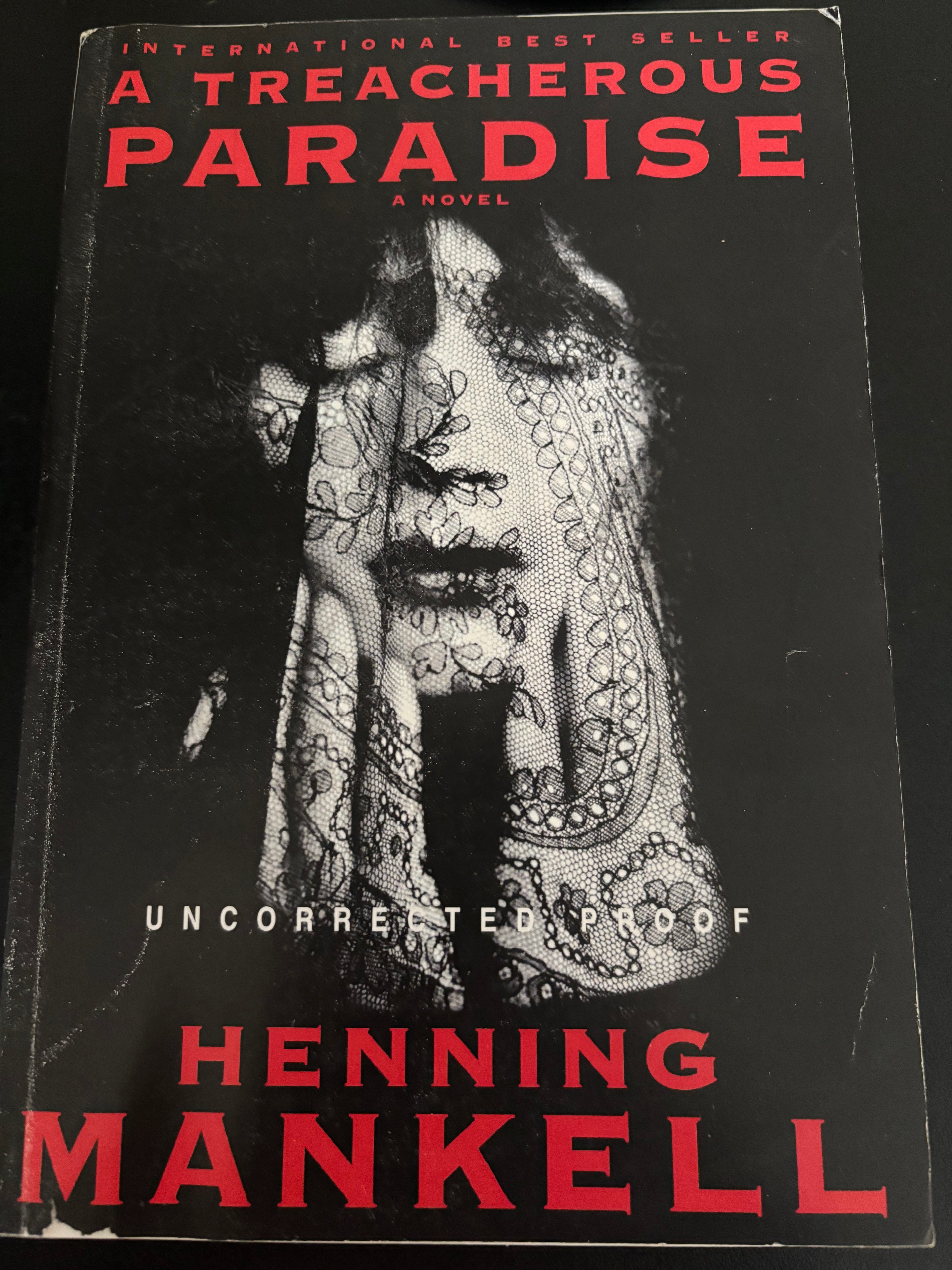 A Treacherous Paradise by Henning Mankell paperback (rescued)
