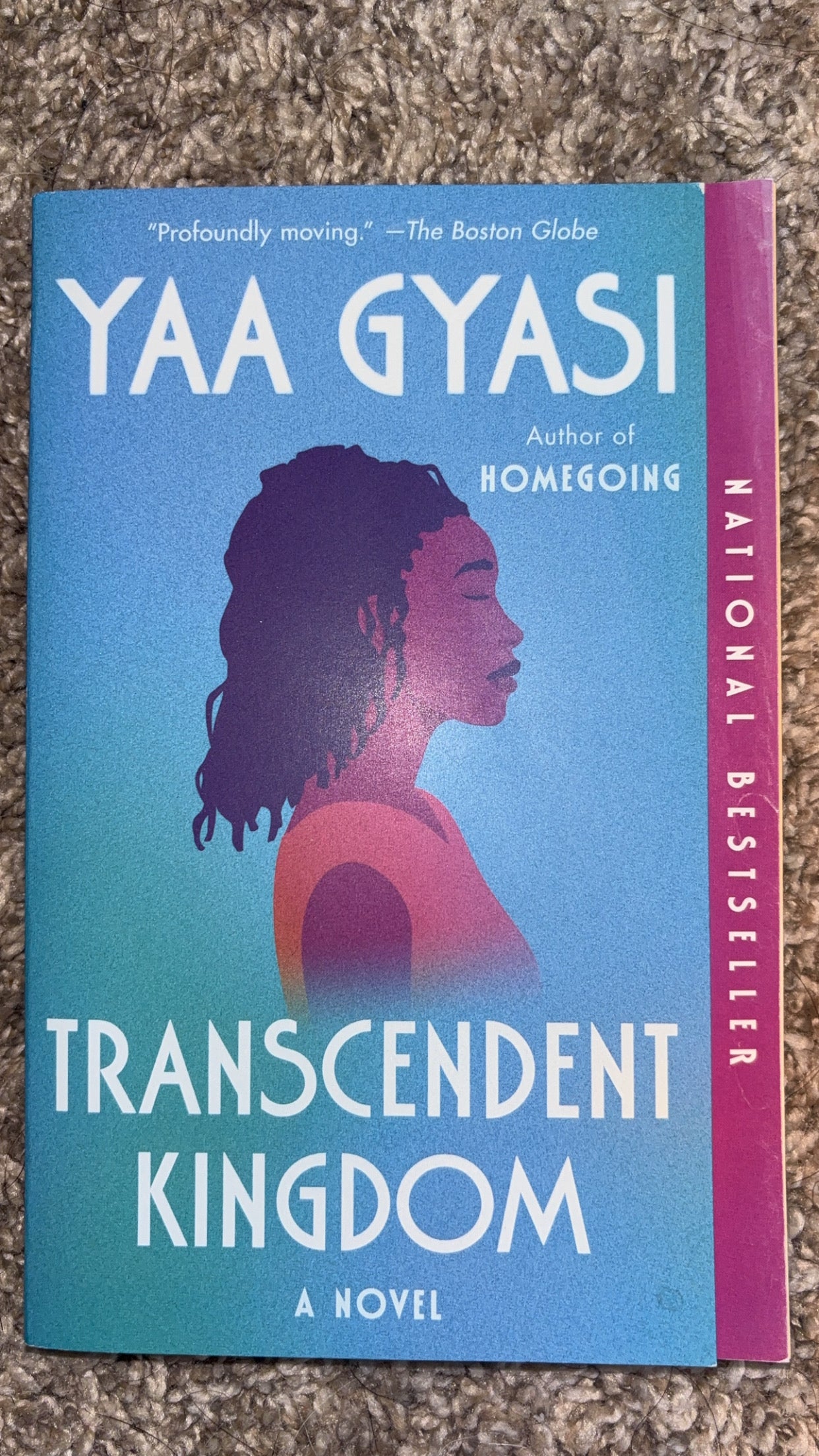 Transcendent Kingdom by Yaa Gyasi paperback (rescued)