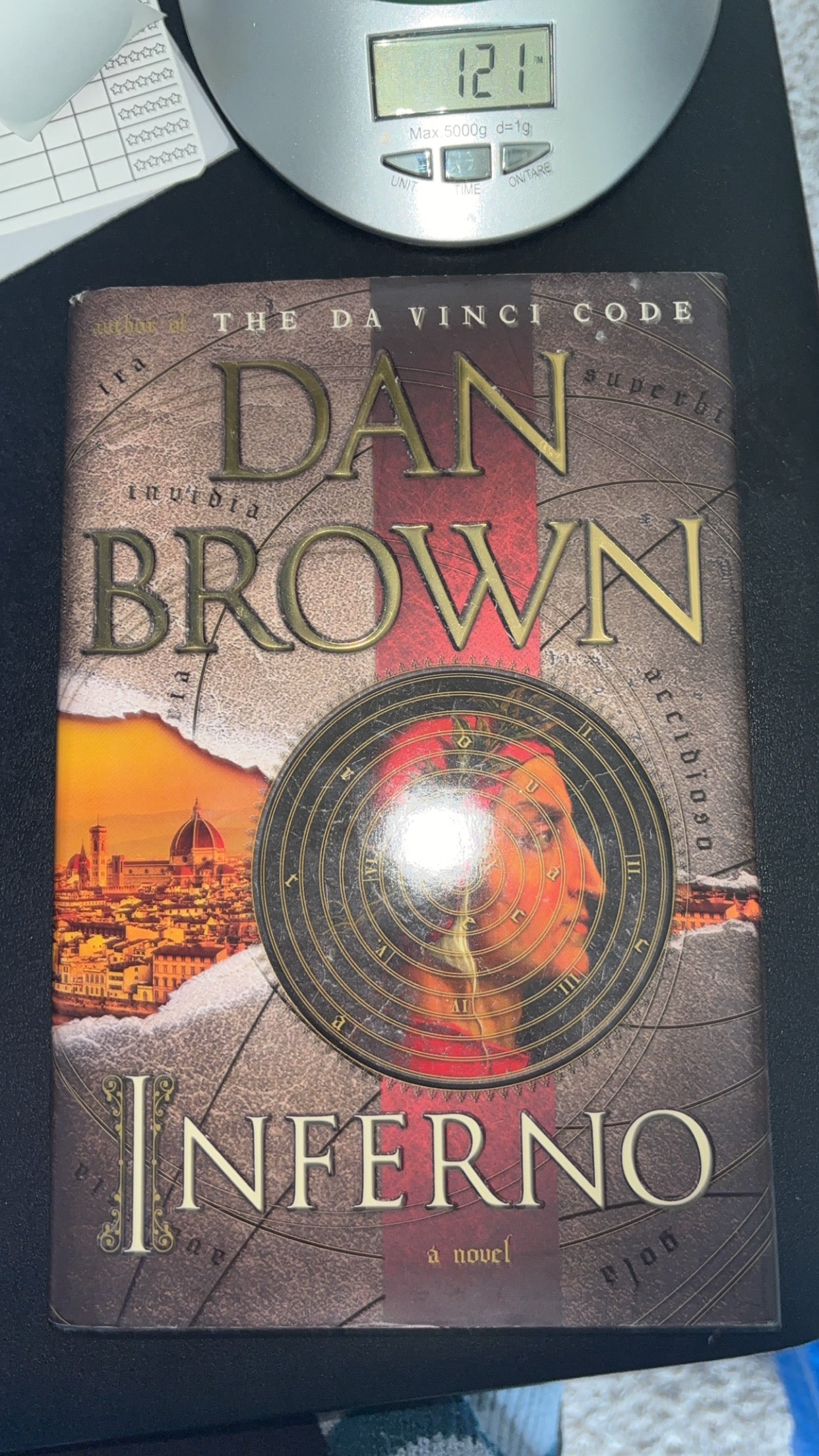 Inferno (book 4 of the Robert Langdon series) by Dan Brown hardcover (like new)