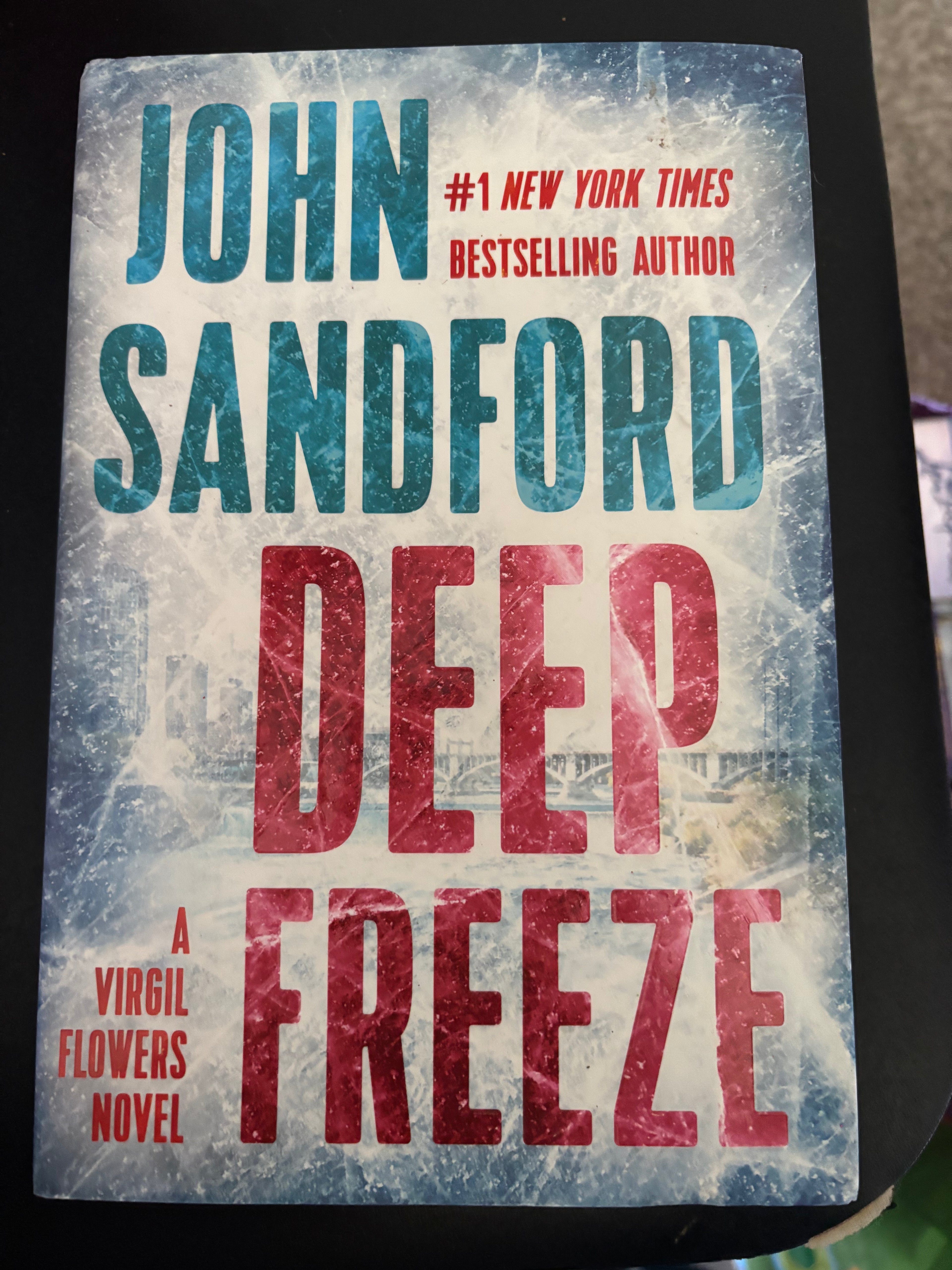 Deep Freeze (book 10 of the Virgil Flowers series) by John Sandford hardcover (like new)