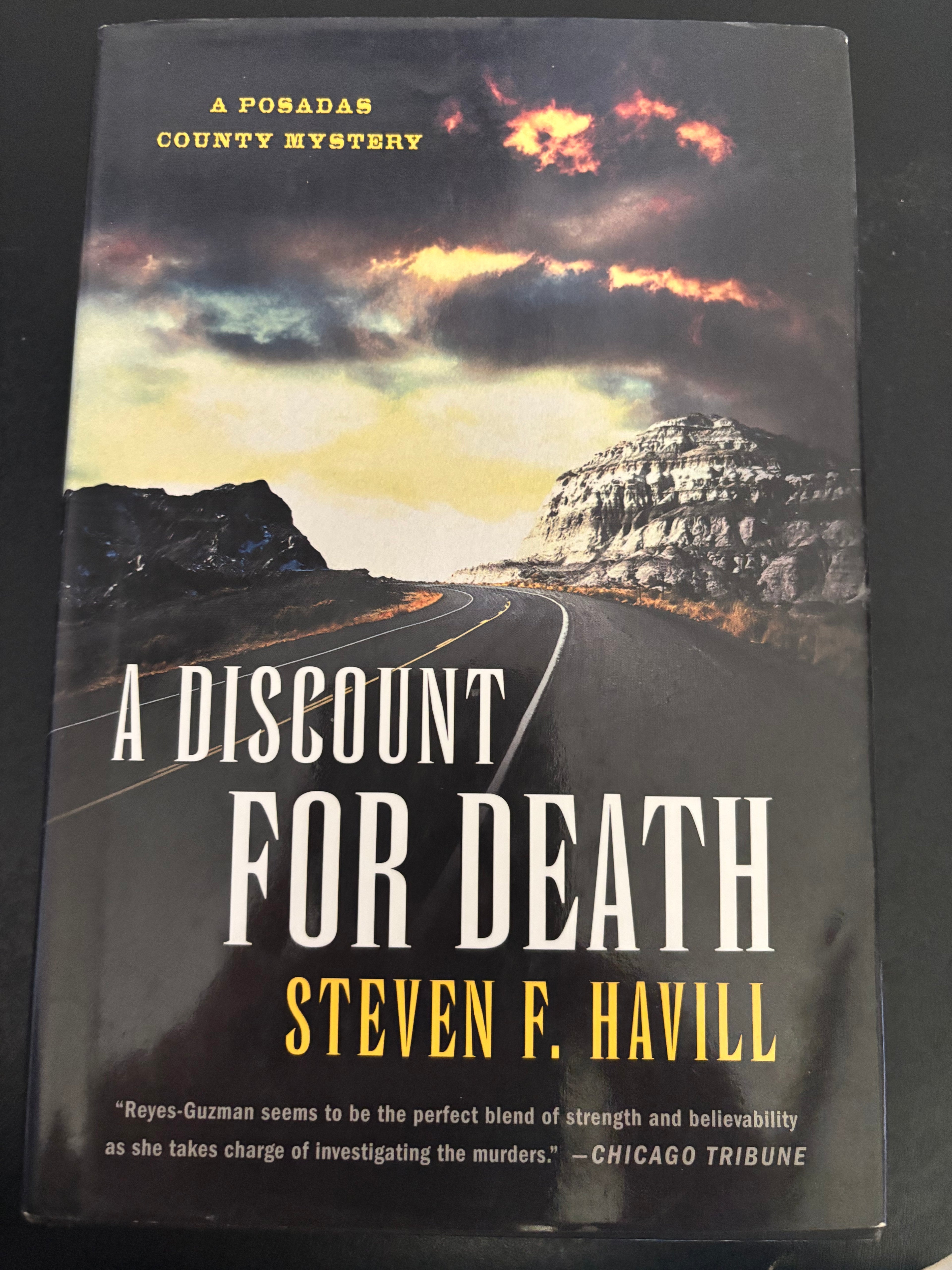 A Discount for Death (Book 12 of the Posadas County Mystery) by Steven F. Havill hardcover (rescued)