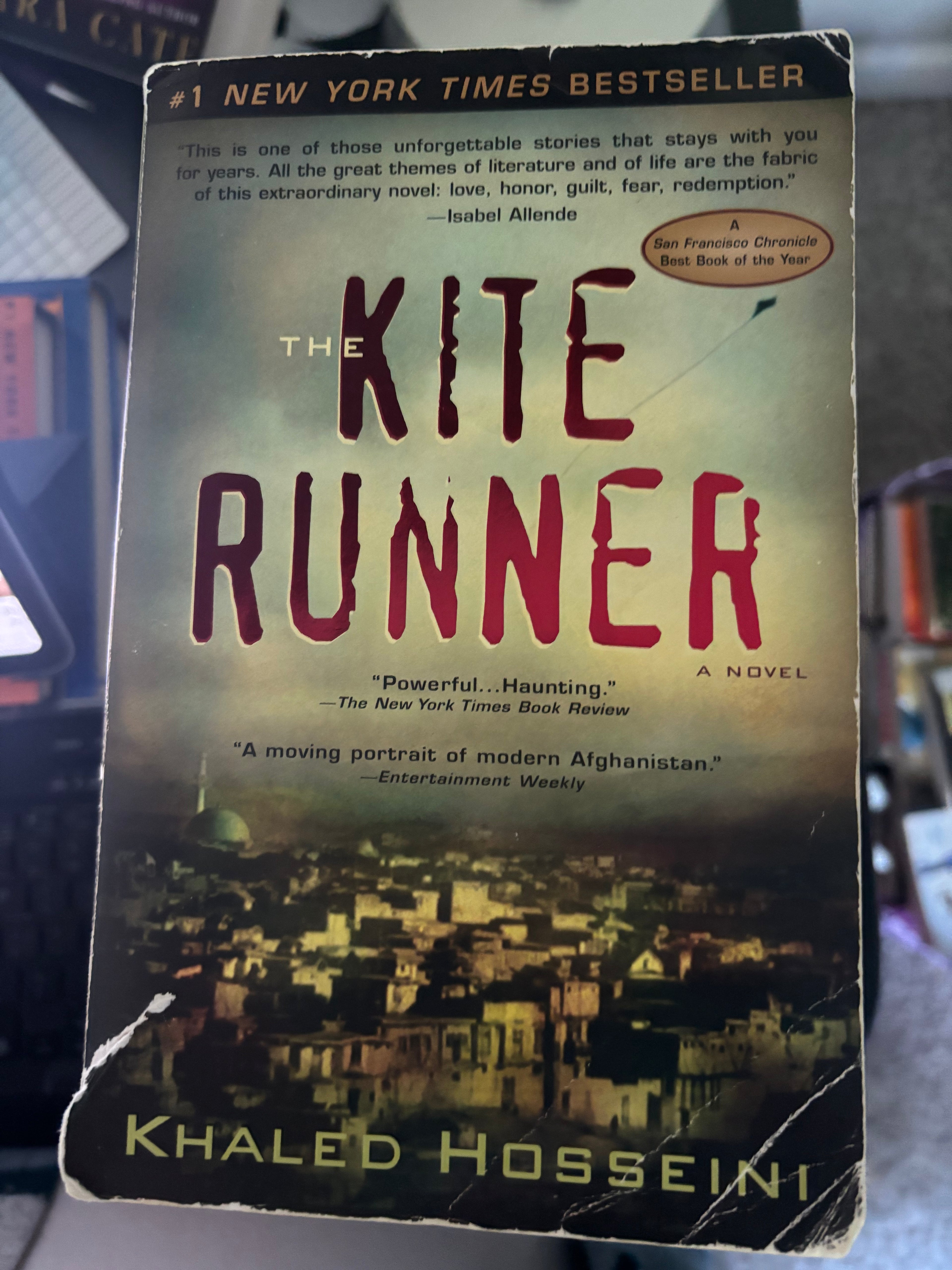 Kite Runner by Khalid Hosseini paperback (rescued)