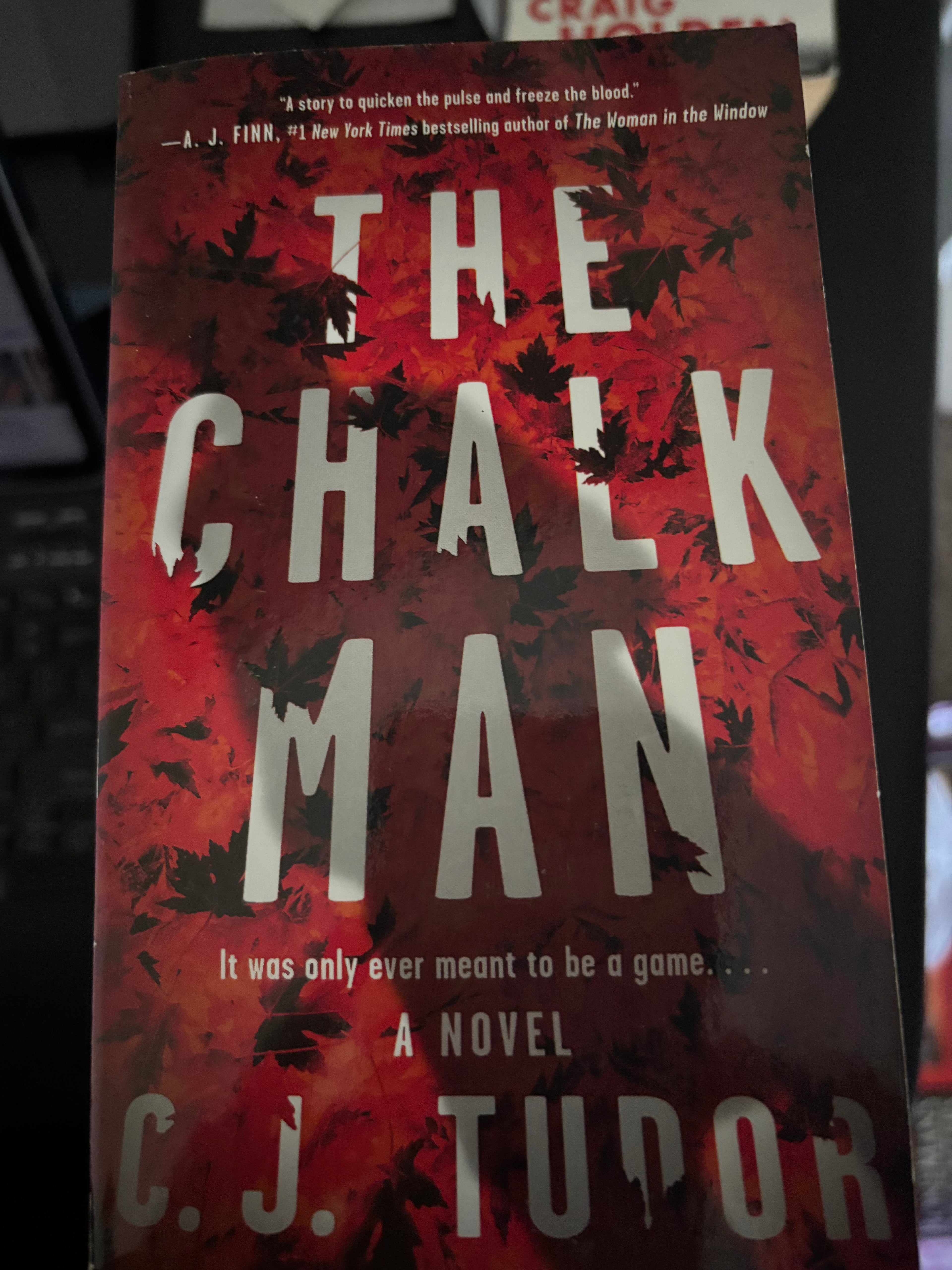 The Chalk Man by C.J. Tudor mass market (like new)