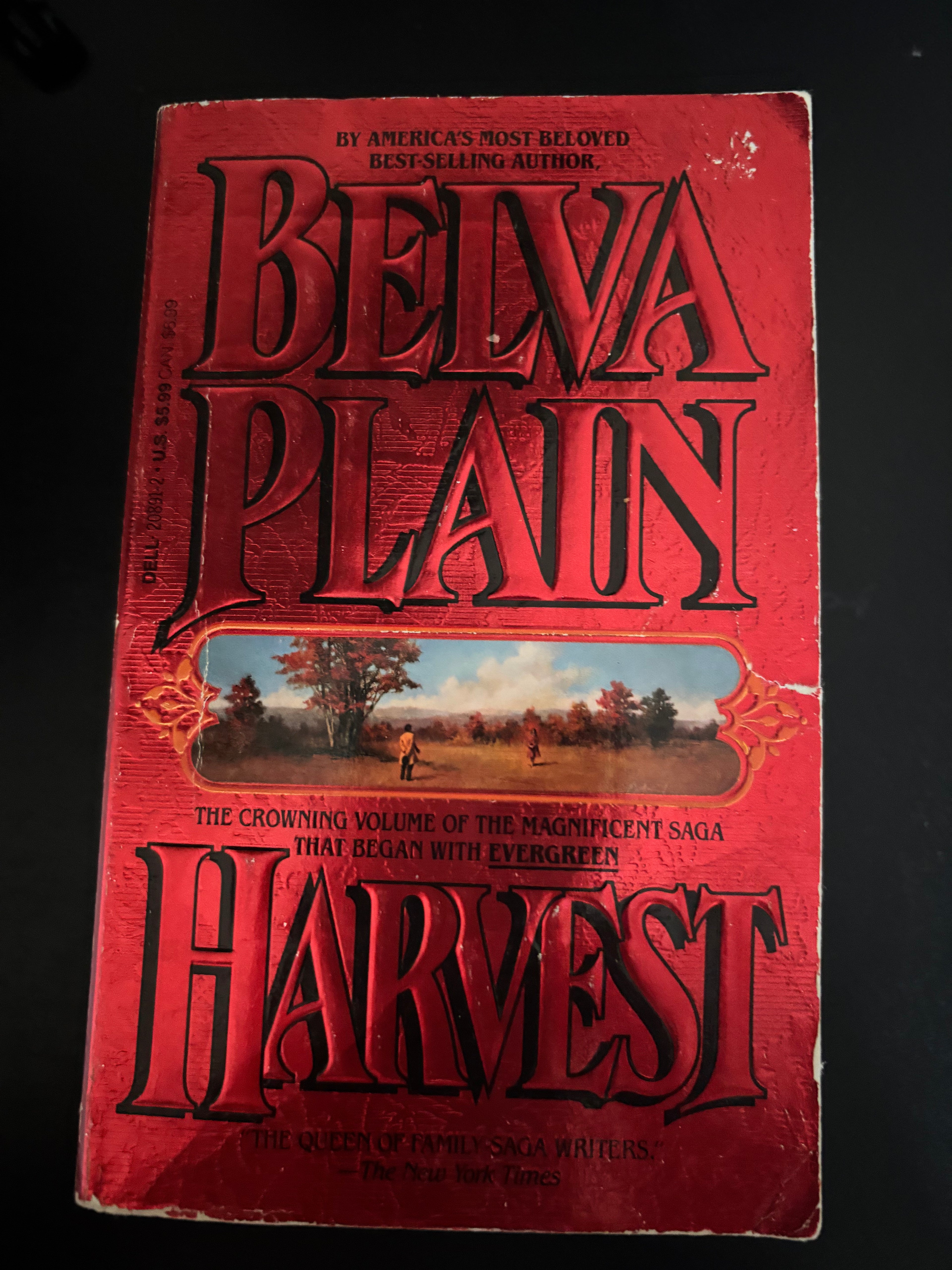 Harvest by Belva Plain mass market (rescued)