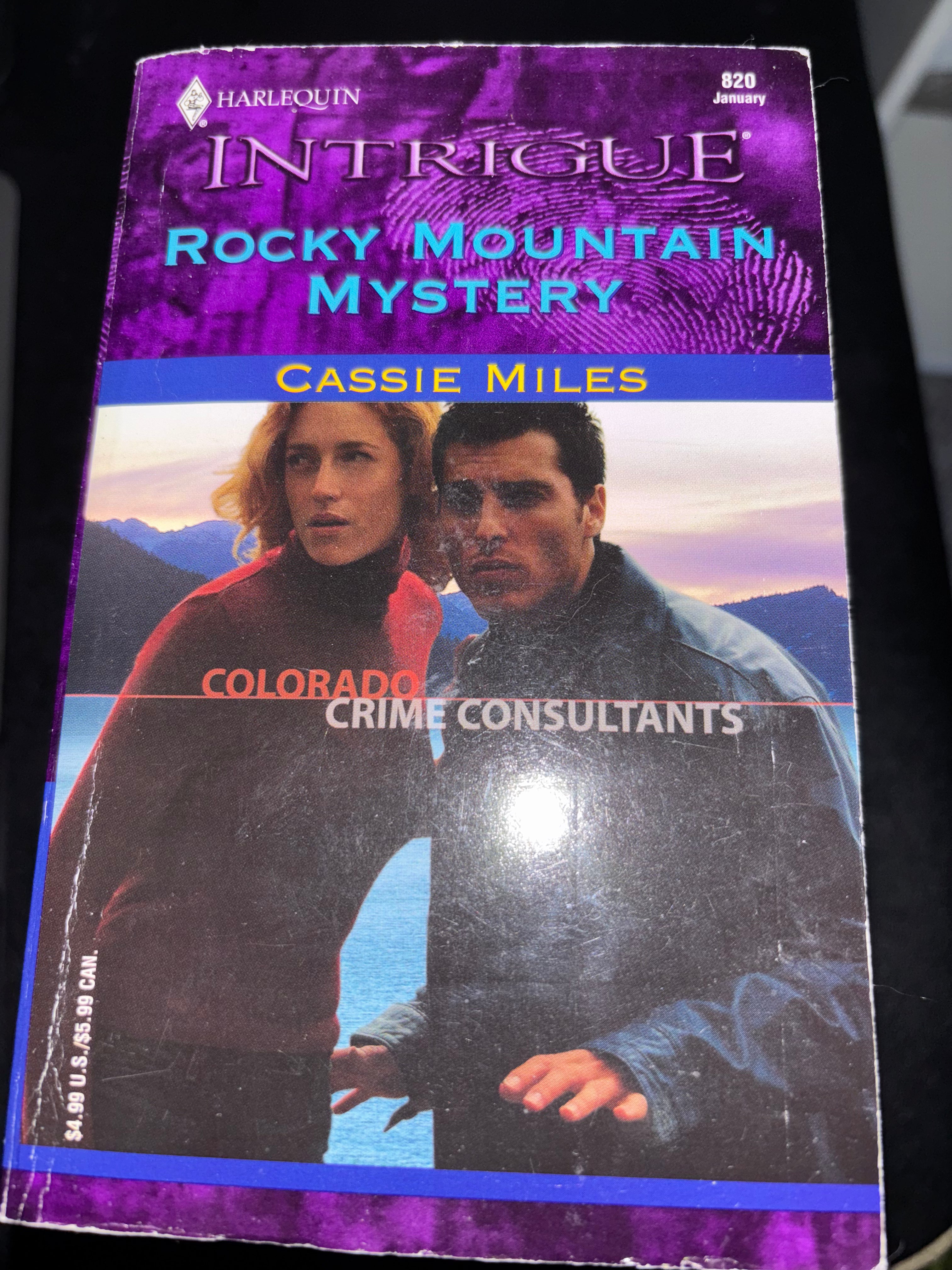 Rocky Mountain Mystery (Book 1 of the Colorado Crime Consultants series) by Cassie Miles mass market (rescued)