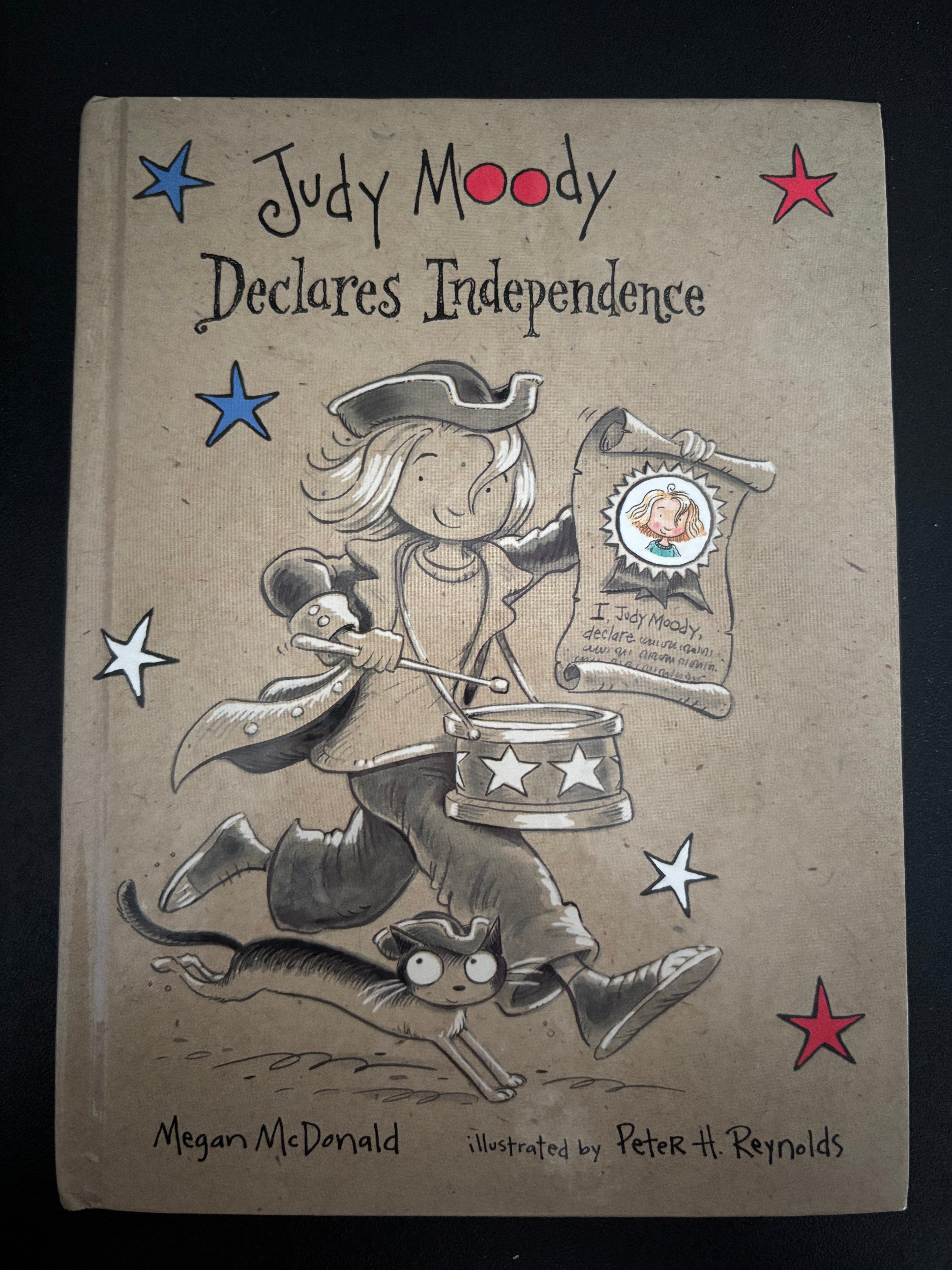 Judy Moody Declares Independence by Megan McDonald TWEEN hardcover (rescued)