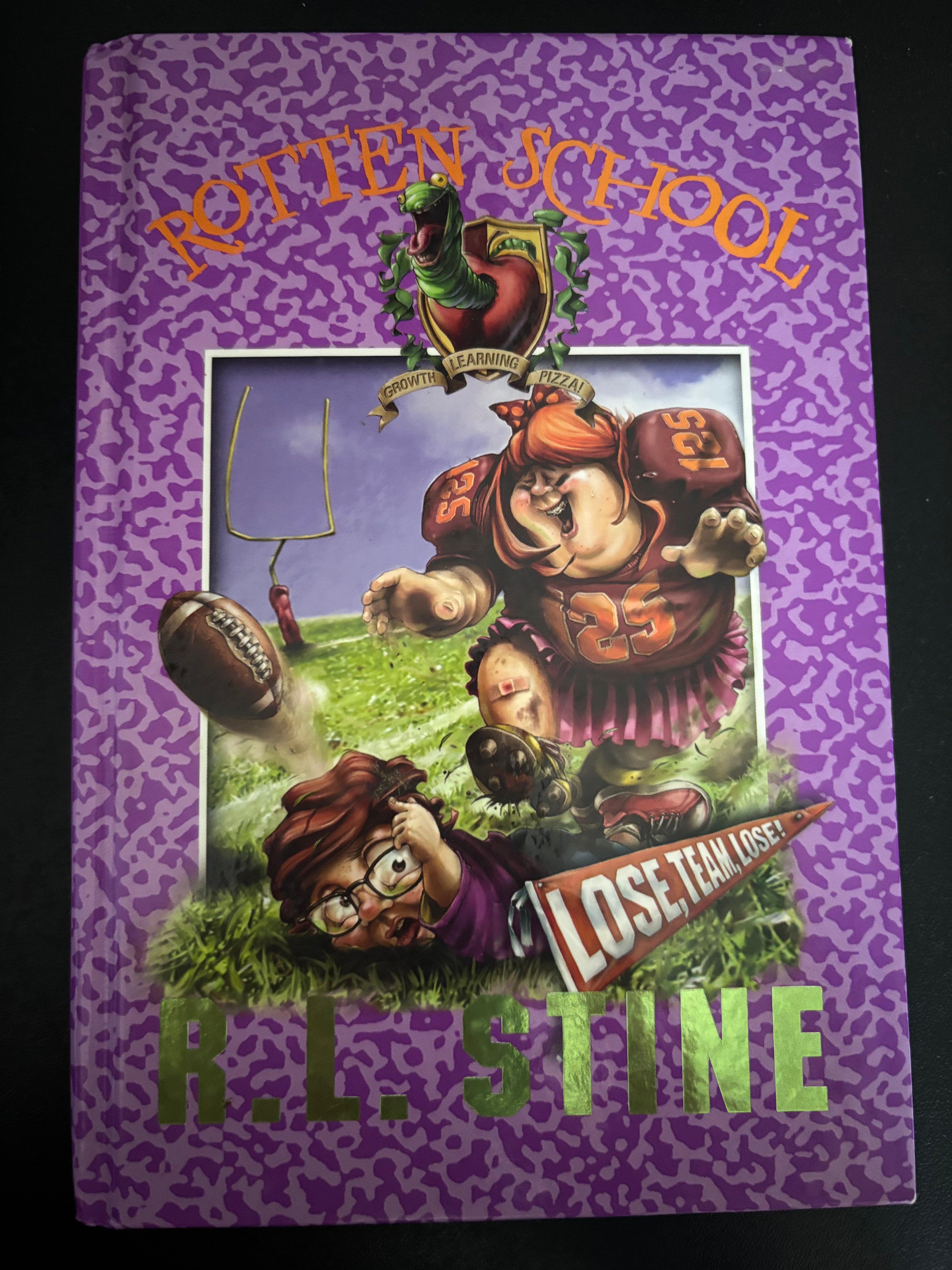 Lose, Team, Lose! (Book 4 of the Rotten School series) By R.L. Stine TWEEN hardcover (rescued)