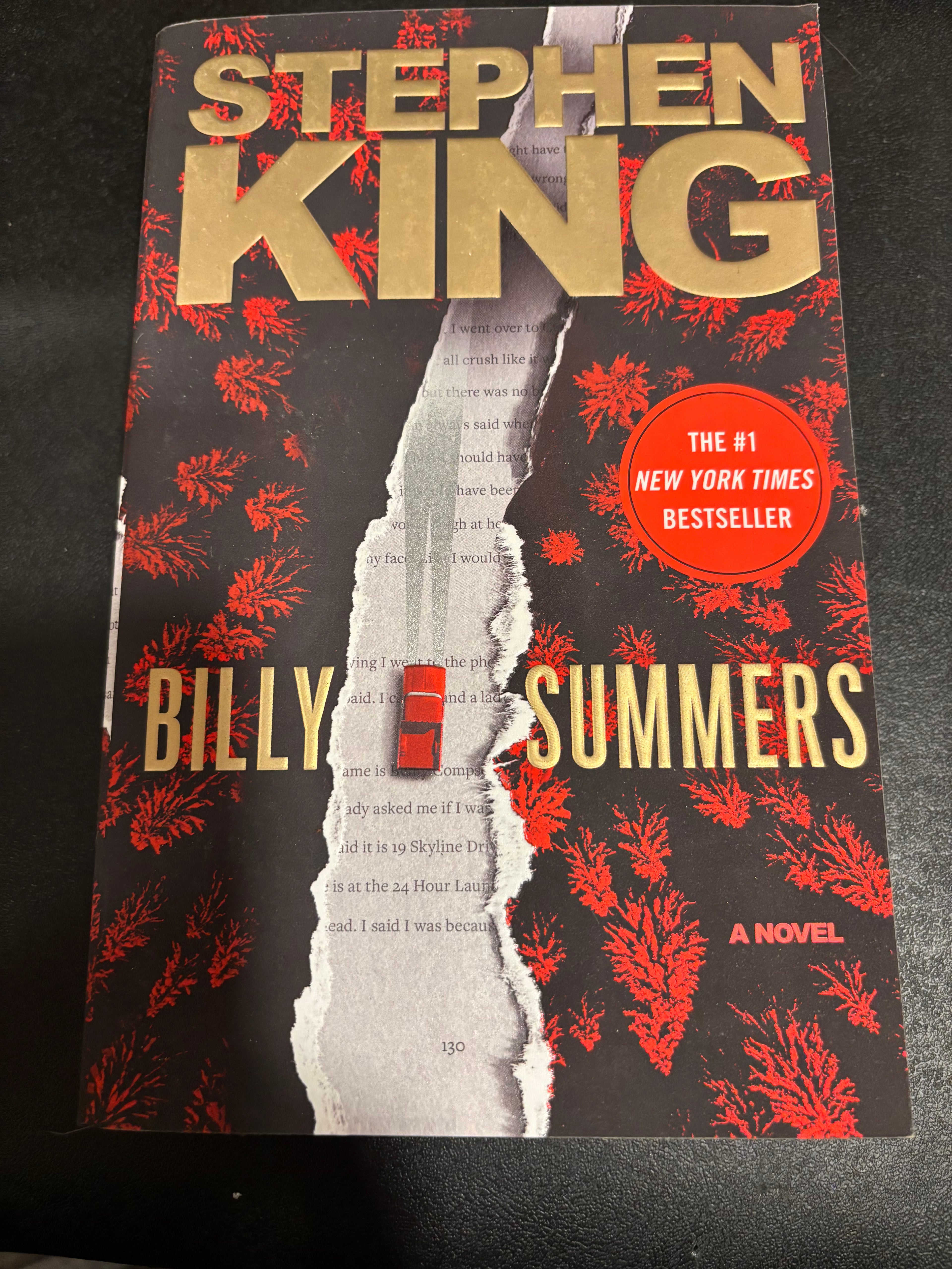 Billy Summers by Stephen King First Edition paperback (like new)