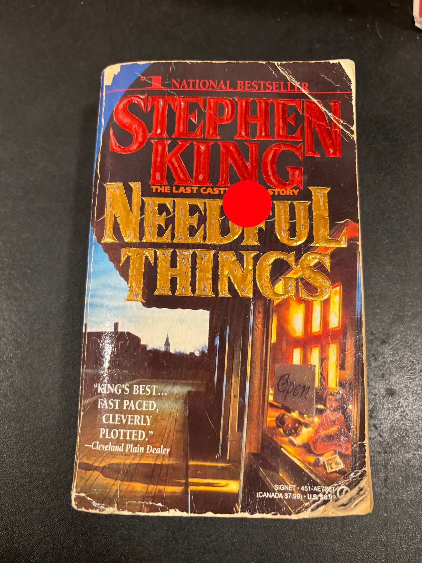 Needful Things by Stephen King paperback mass market (rescued)