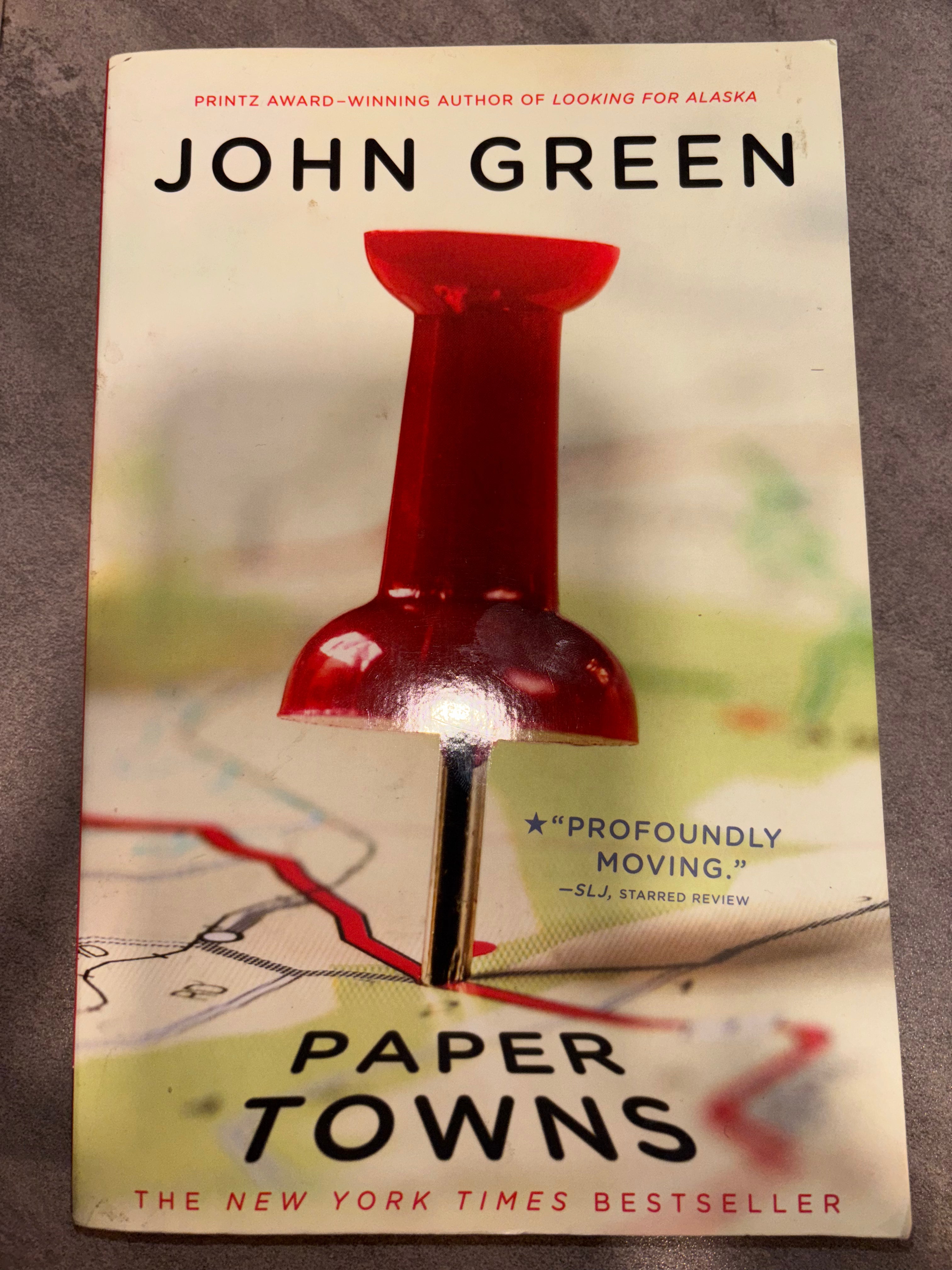 Paper Towns by John Green YA paperback (rescued)