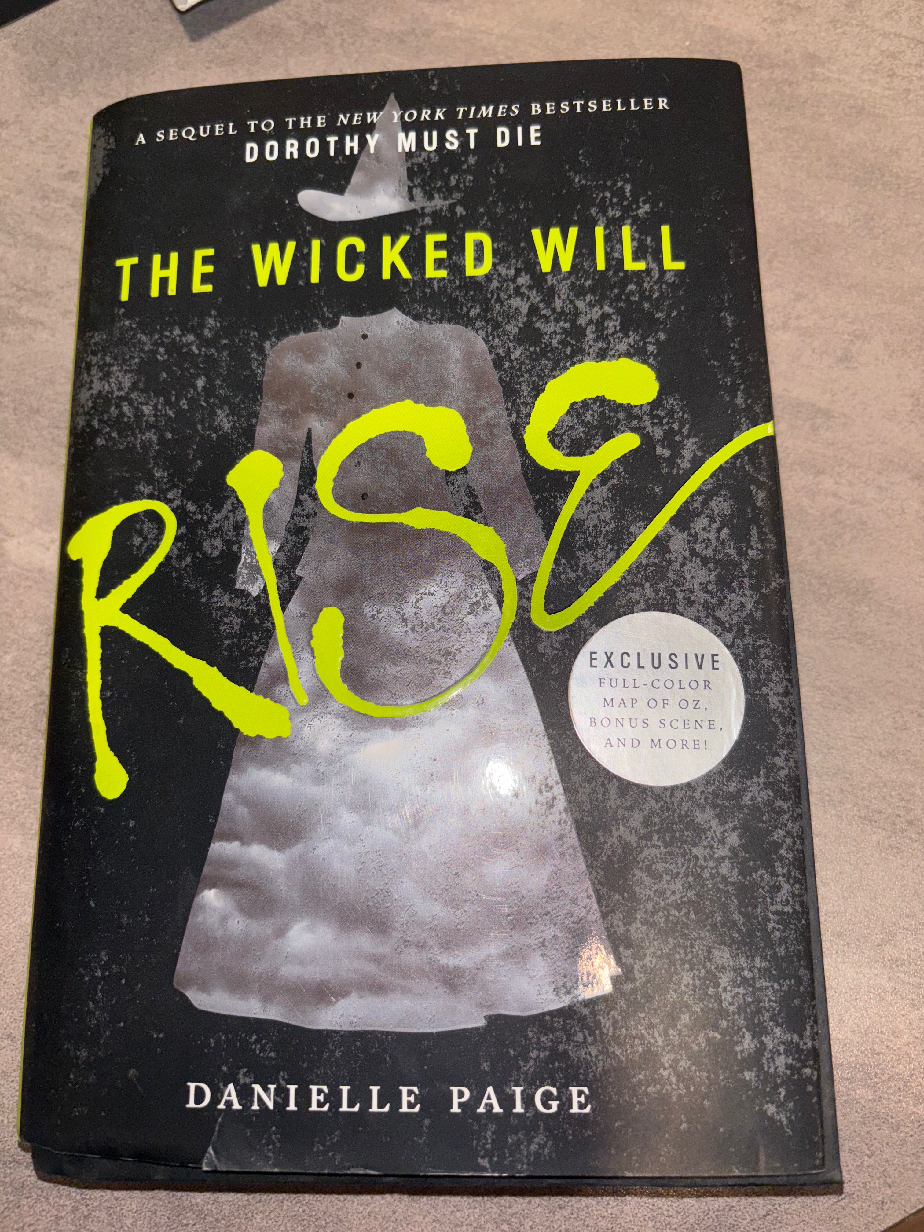 The Wicked Will Rise (book 2 of the Dorothy Must Die series) by Danielle Paige YA hardcover (like new)